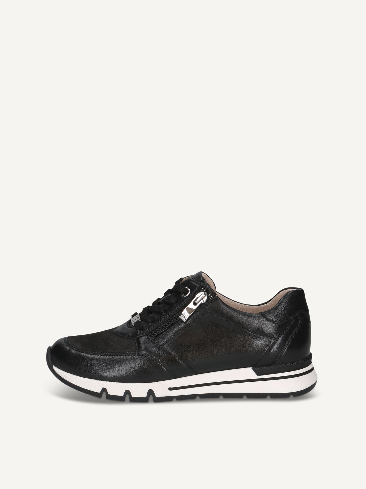 CAPRICE Sneaker, black, made of Leather and synthetic, Size 38