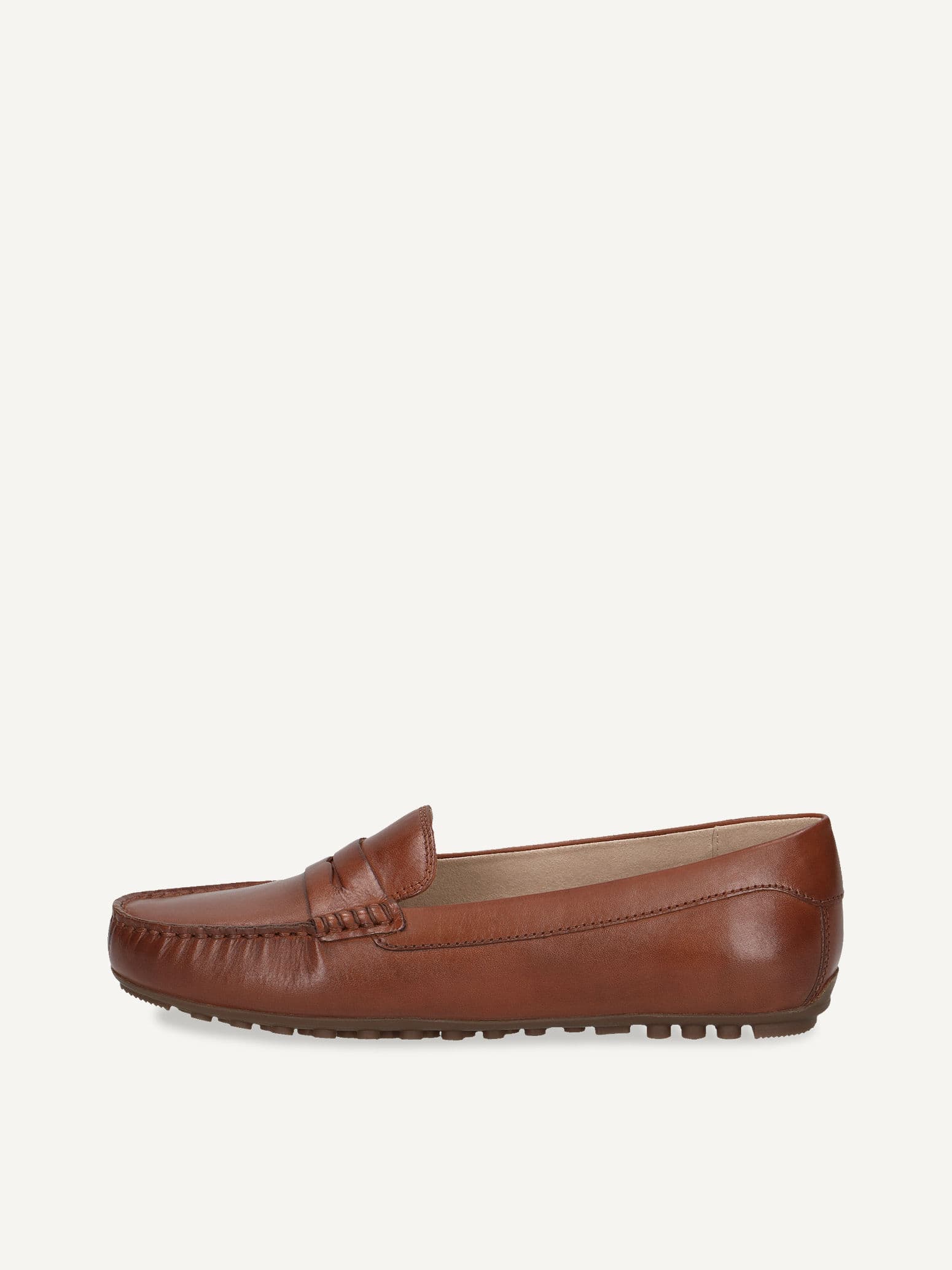 CAPRICE Moccasin, brown, made of Leather without heel, Size 36