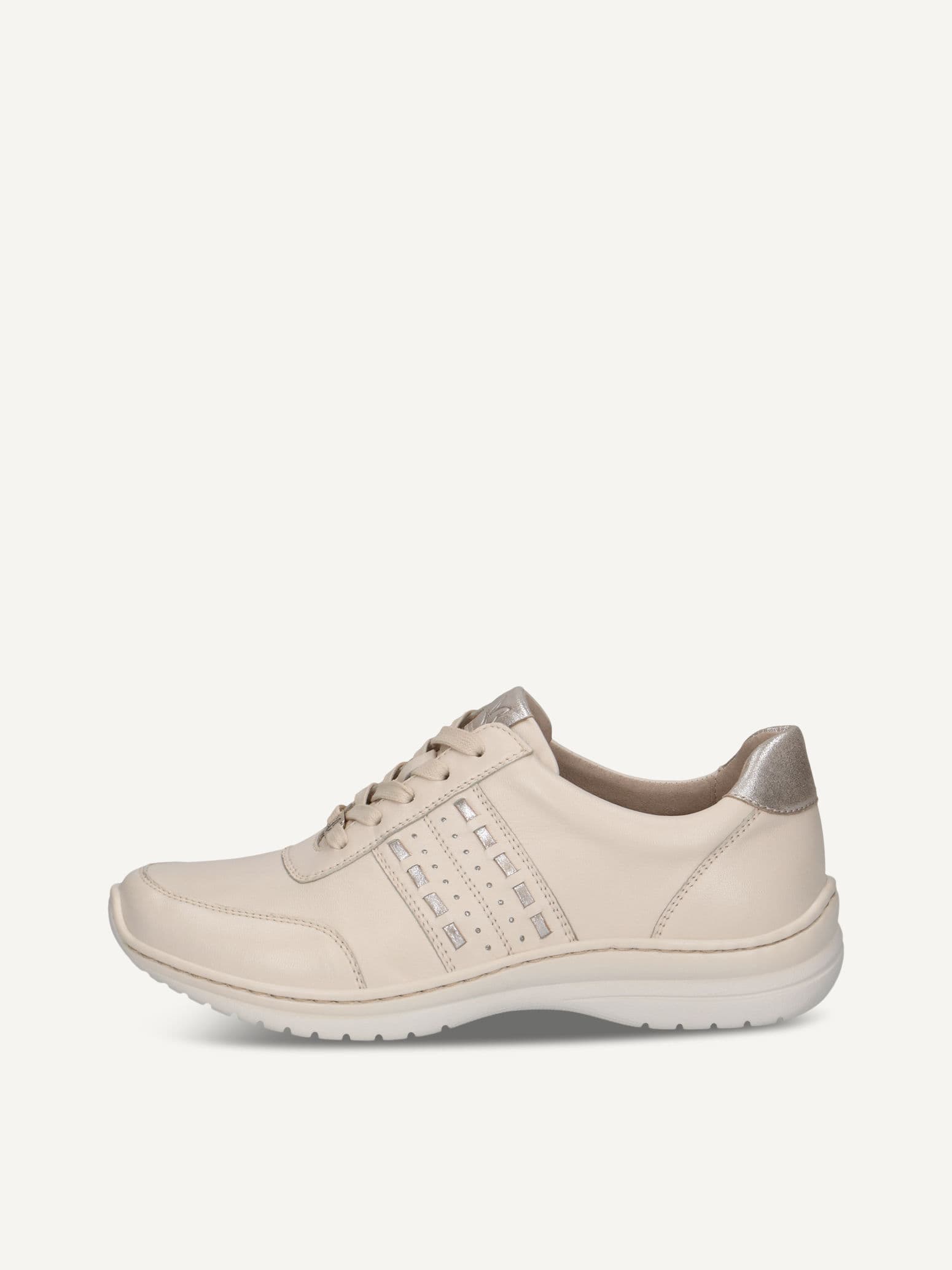CAPRICE Sneaker, beige, made of Leather, Size 37