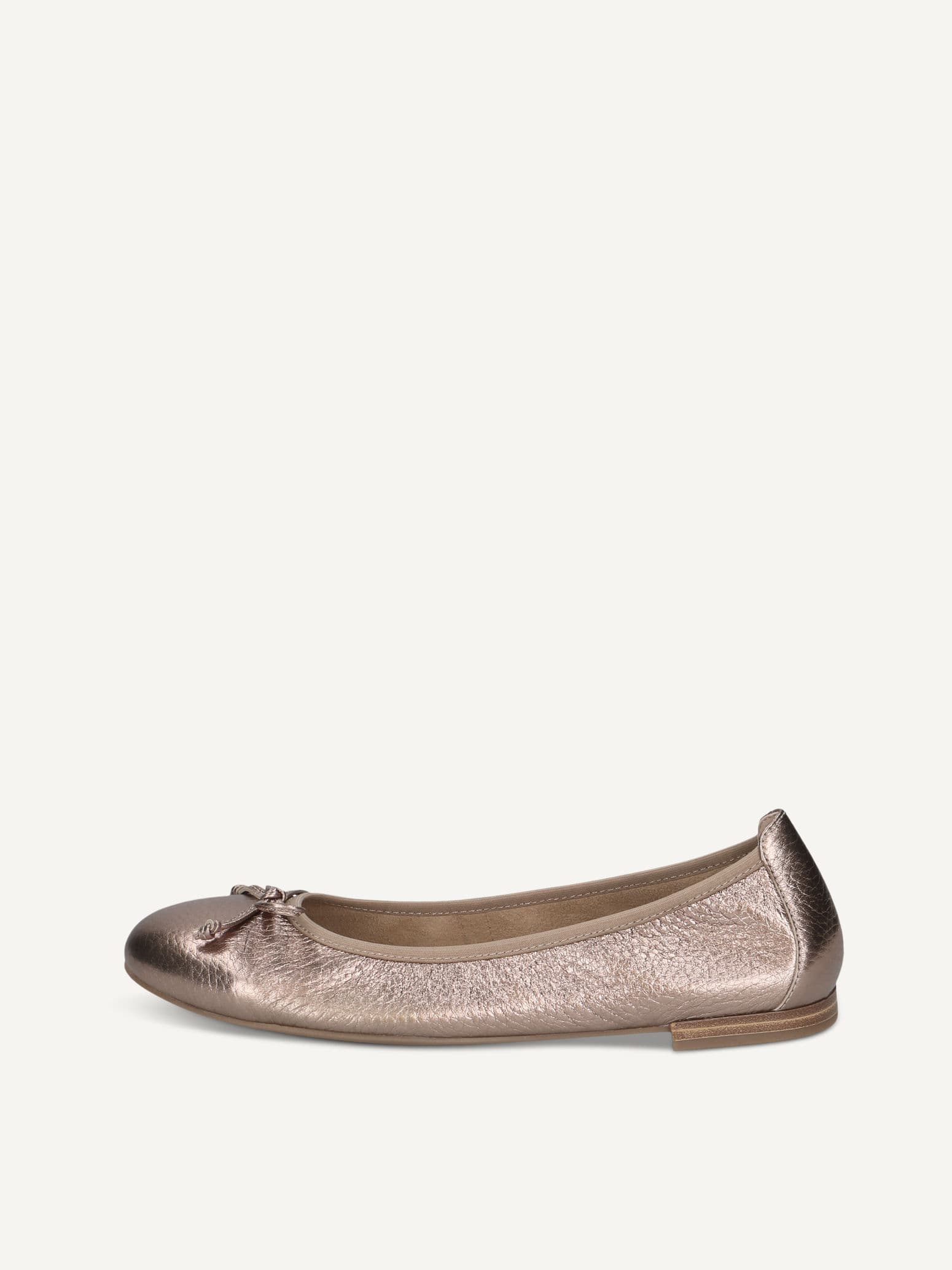 CAPRICE Ballerina, brown, made of Leather with Block heel, Size 39