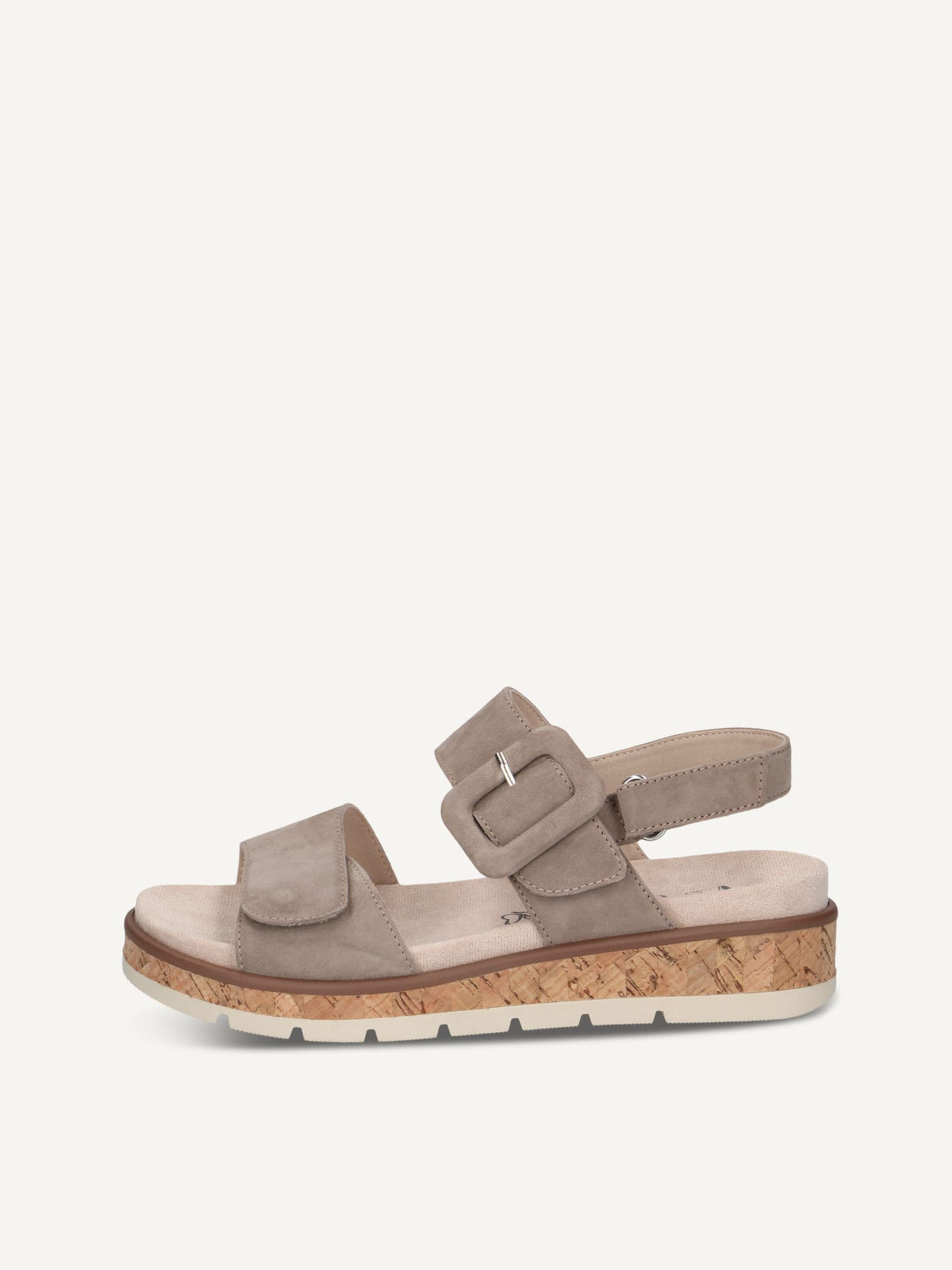 CAPRICE Sandal, brown, made of Leather without heel, Size 41