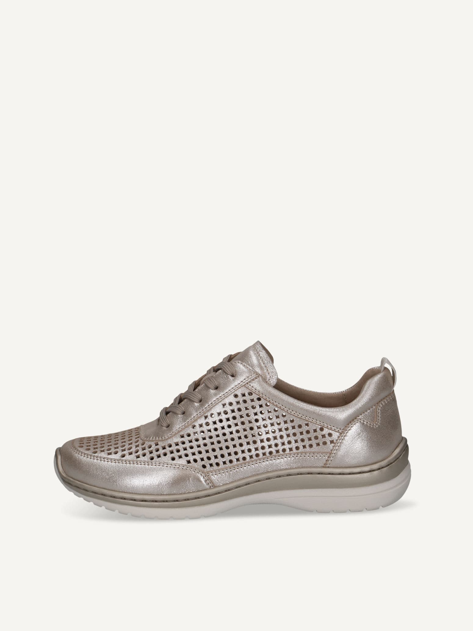 CAPRICE Sneaker, beige, made of Leather, Size 40