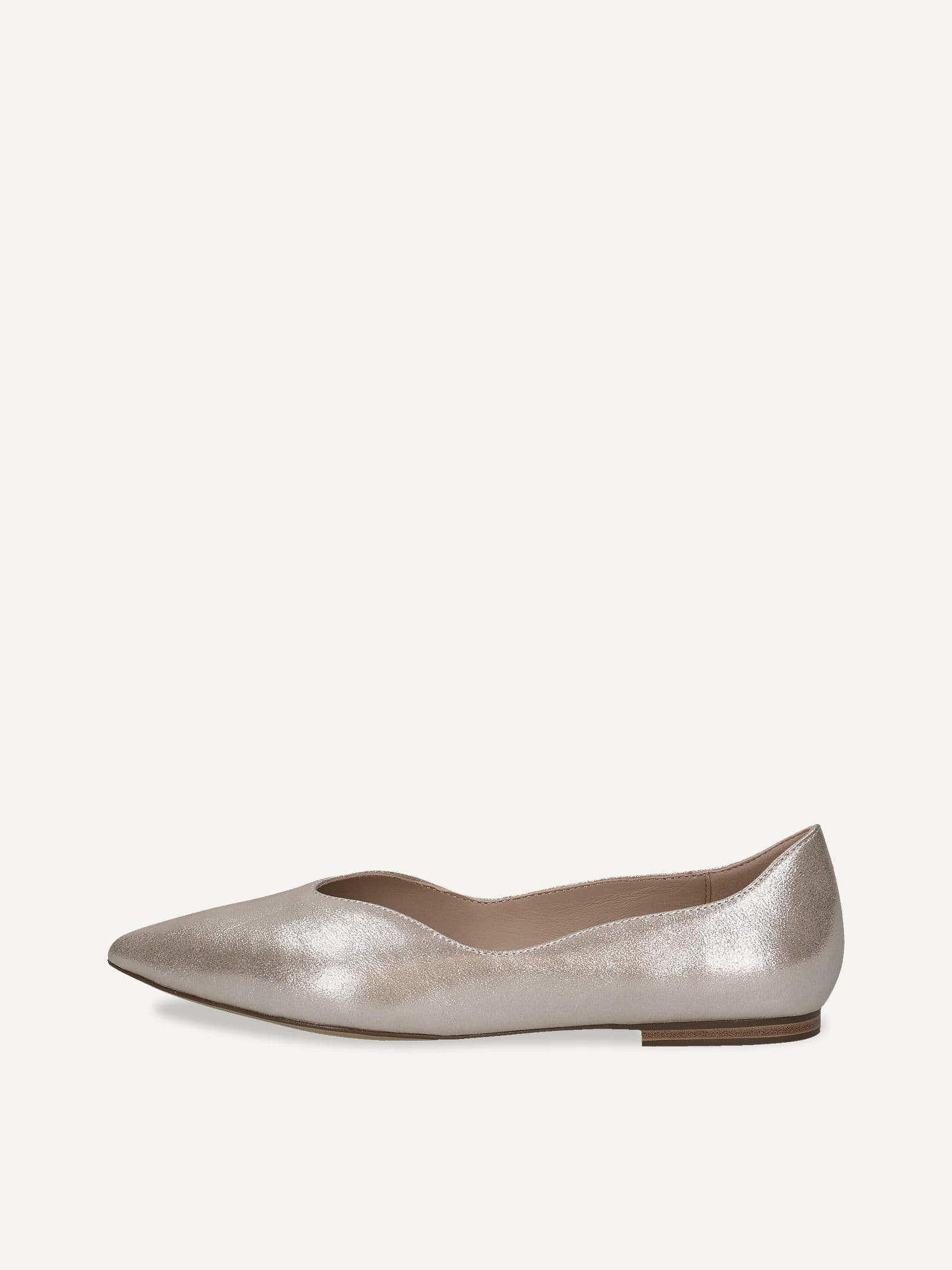 CAPRICE Ballerina, brown, made of Leather with Block heel, Size 39