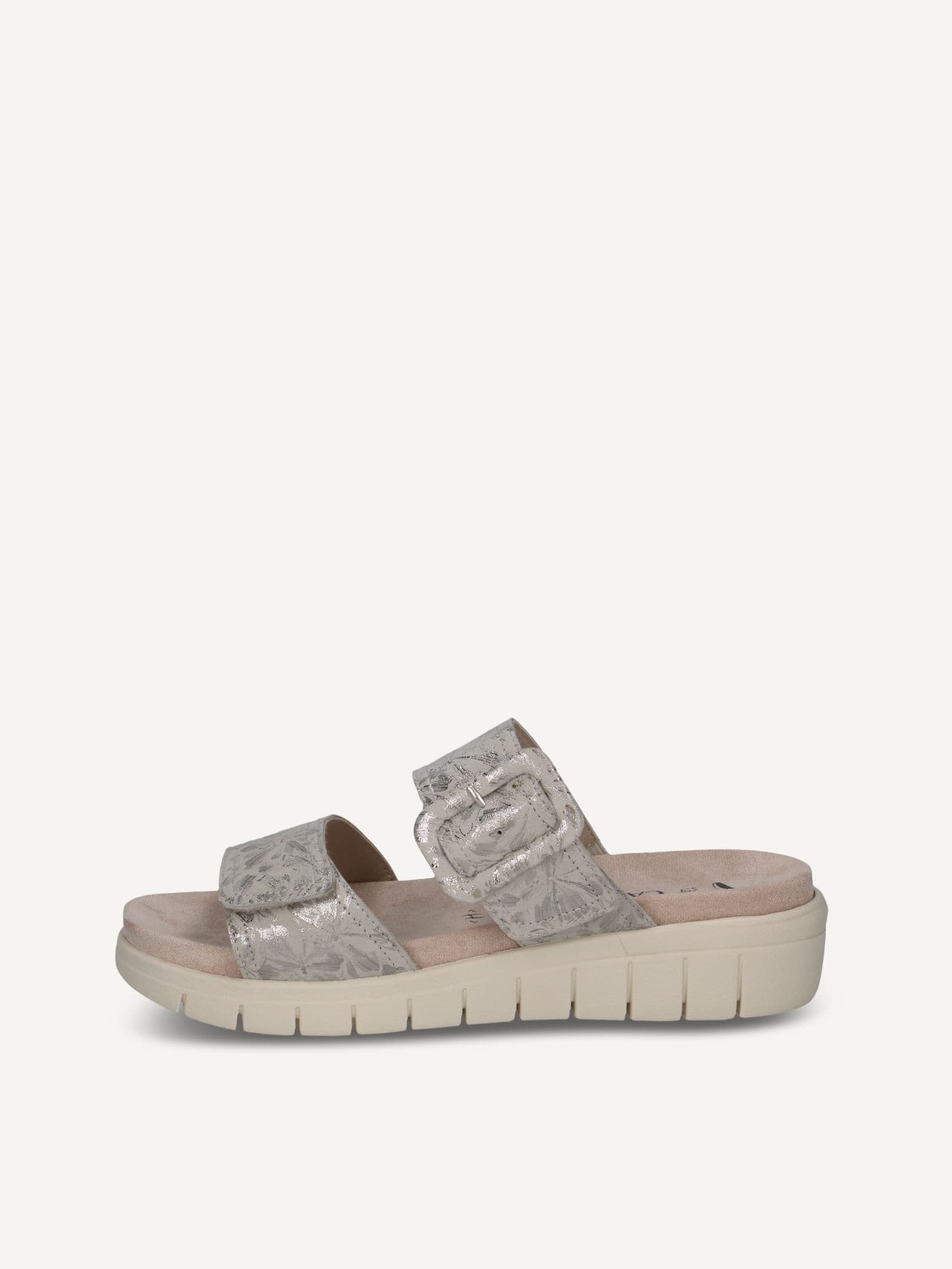 CAPRICE Mule, white, made of Leather without heel, Size 36