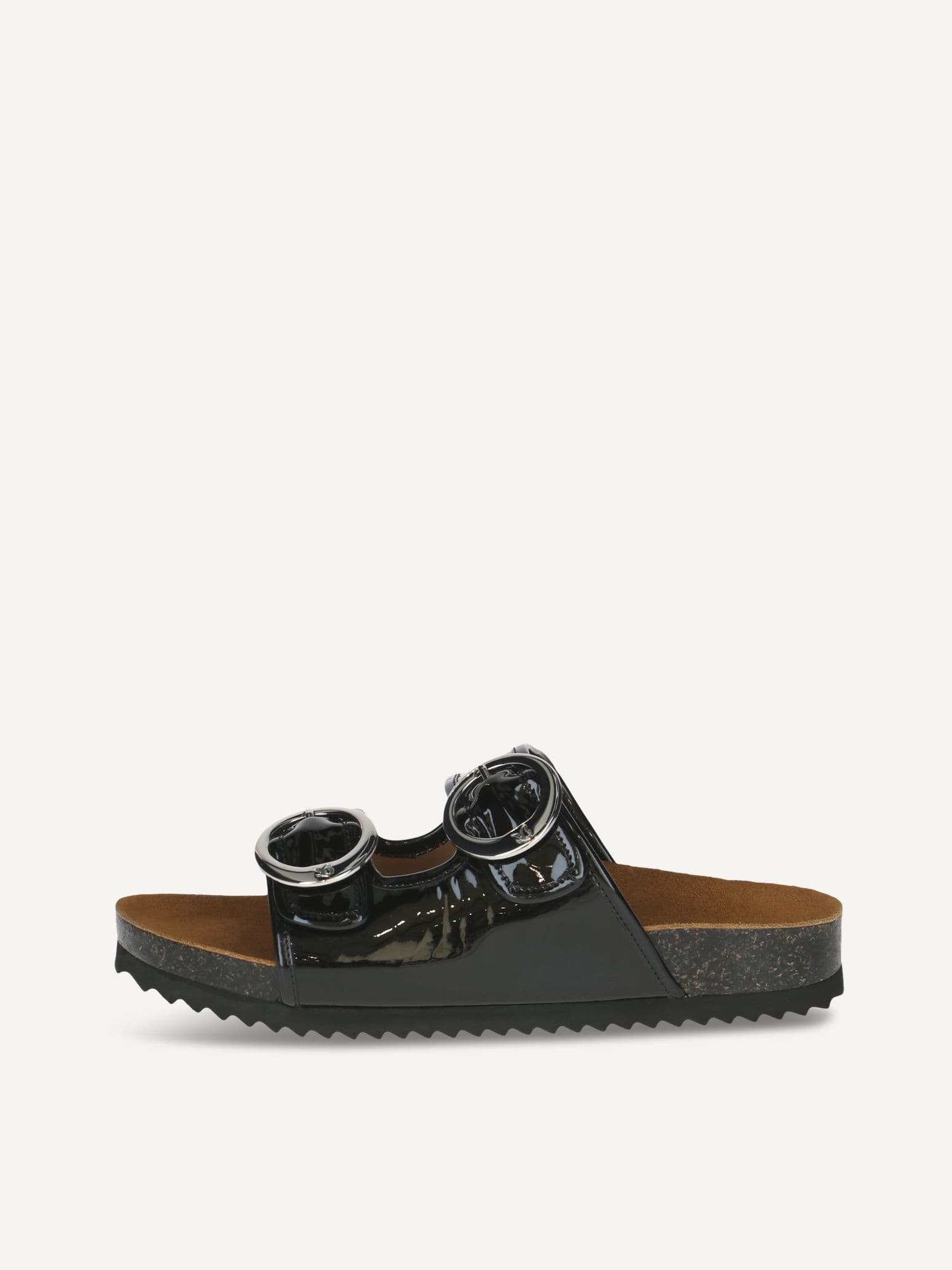 CAPRICE Mule, black, made of Leather without heel, Size 37