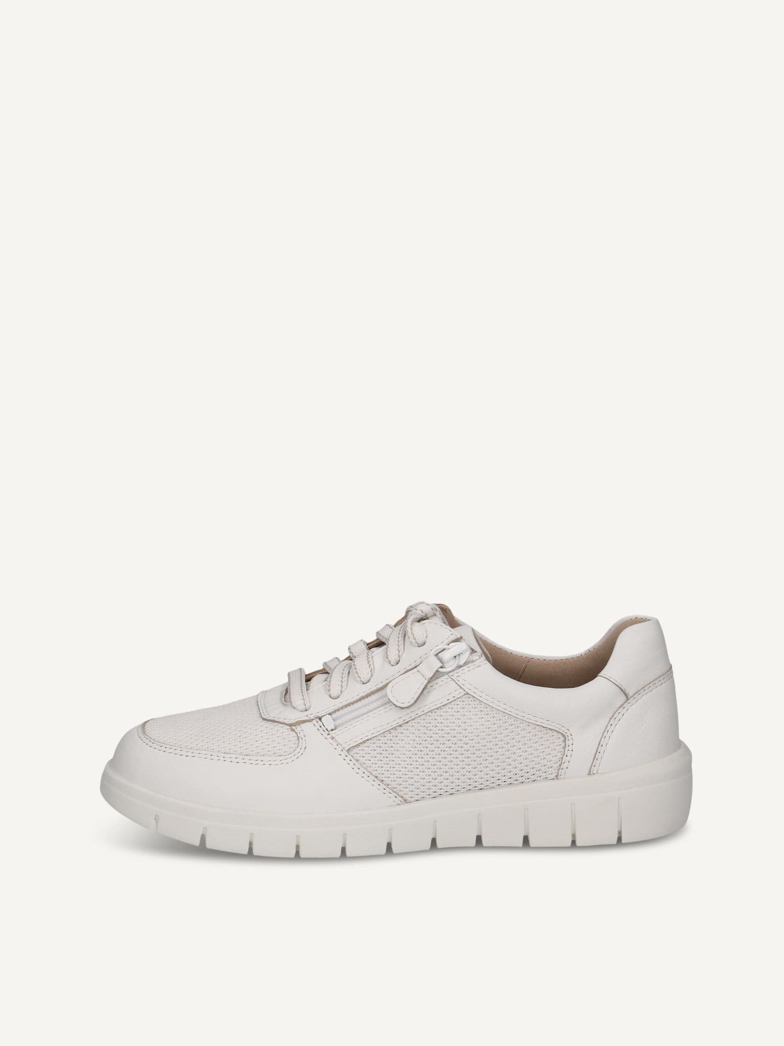 CAPRICE Sneaker, white, made of Leather and synthetic, Size 36