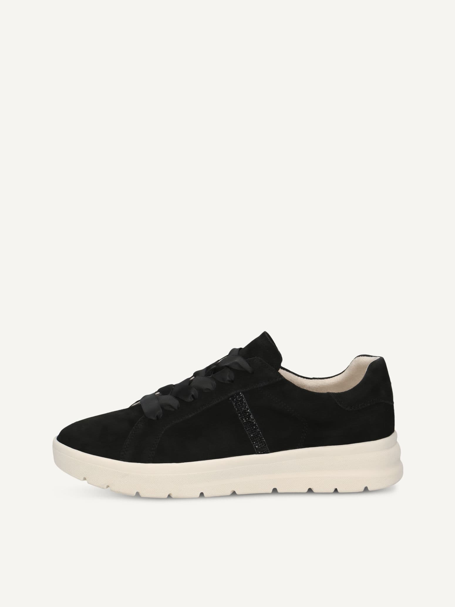 CAPRICE Low shoes, black, made of Leather, Size 36