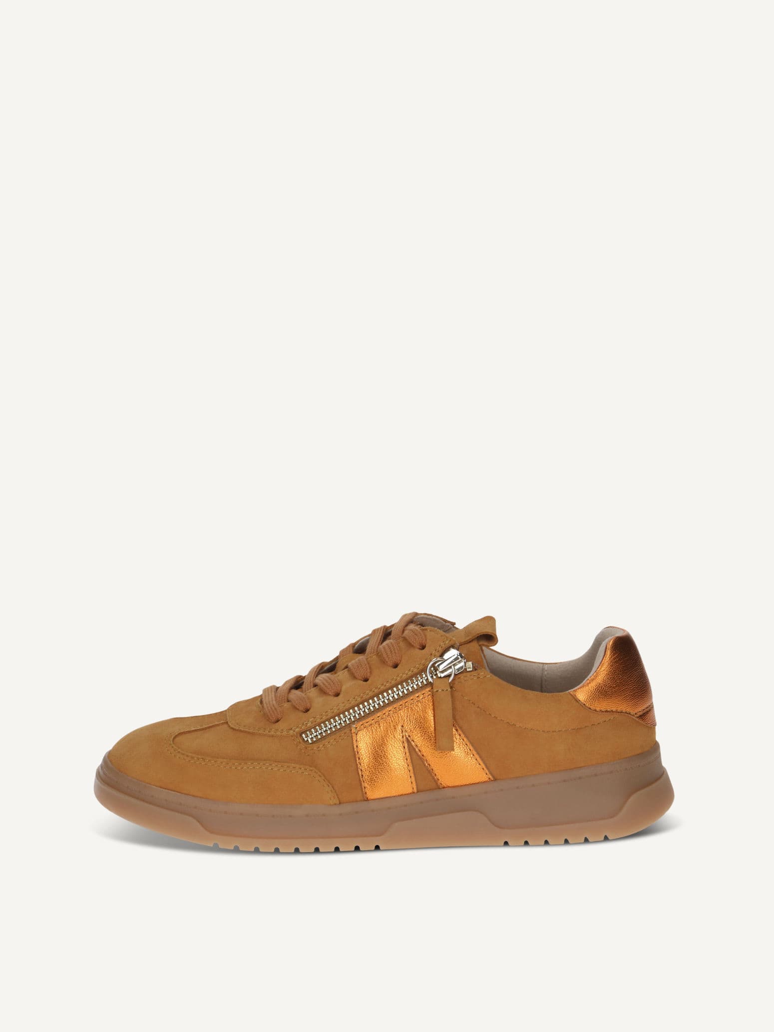 CAPRICE Sneaker, orange, made of Leather and synthetic, Size 38
