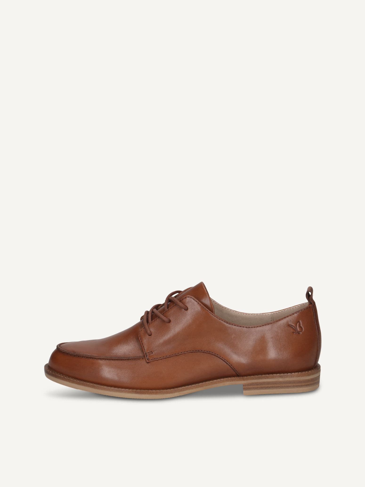 CAPRICE Low shoes, brown, made of Leather with Block heel, Size 39