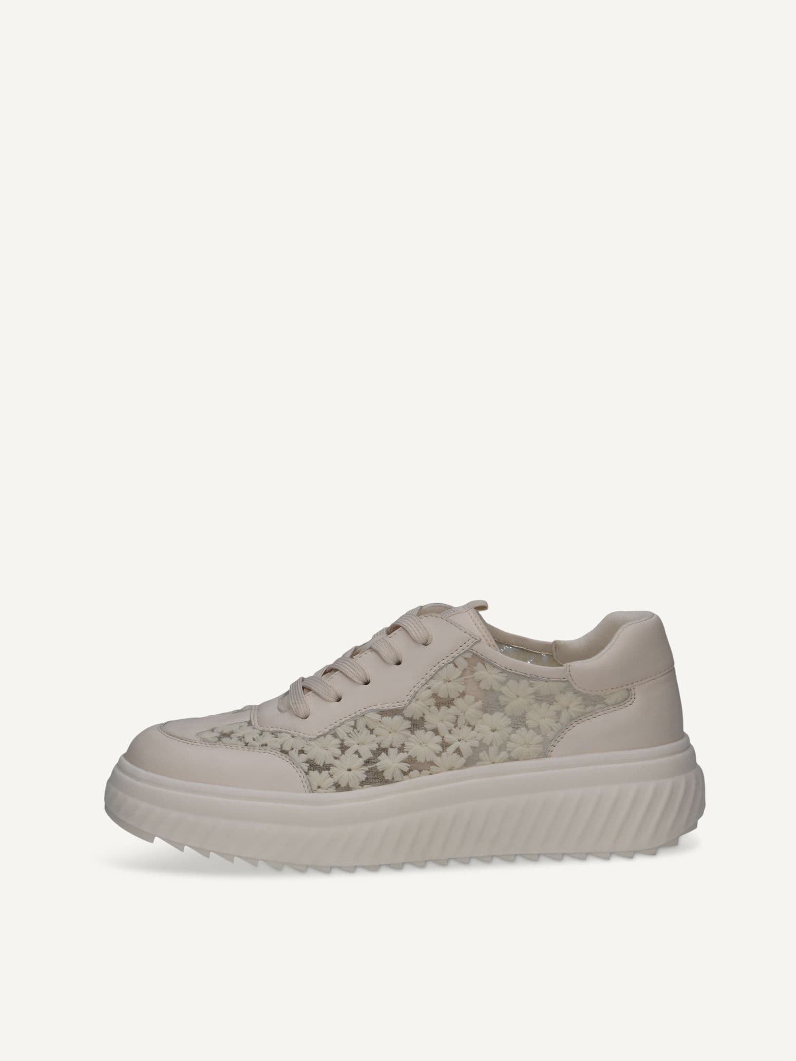 CAPRICE Sneaker, beige, made of Leather/synsthetik/textile, Size 36