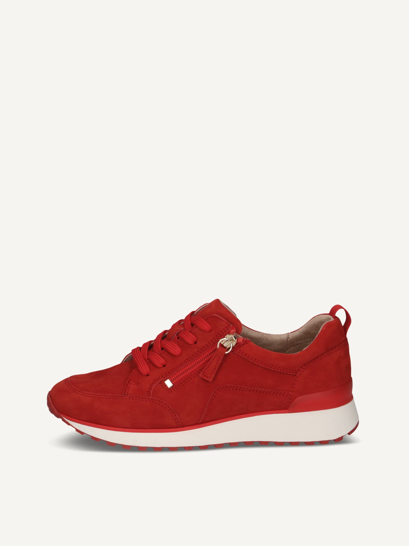 CAPRICE Sneaker, red, made of Leather, Size 40