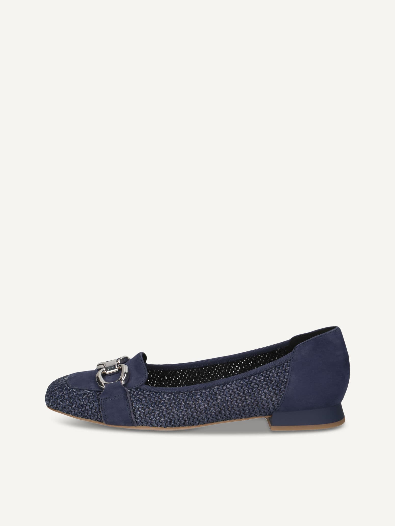 CAPRICE Slipper, blue, made of Leather and synthetic with Trapeze heel, Size 36