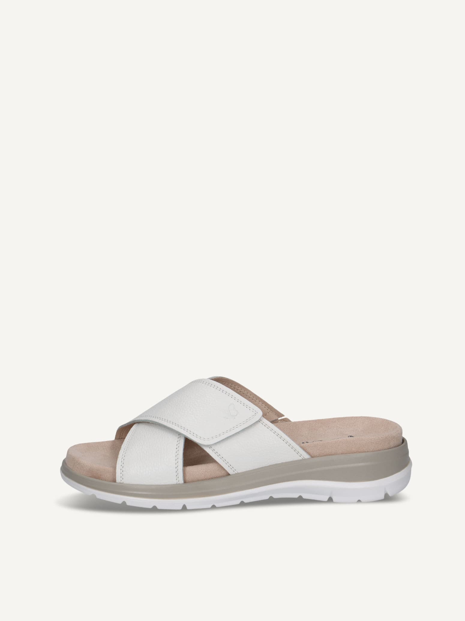 CAPRICE Mule, white, made of Leather without heel, Size 40