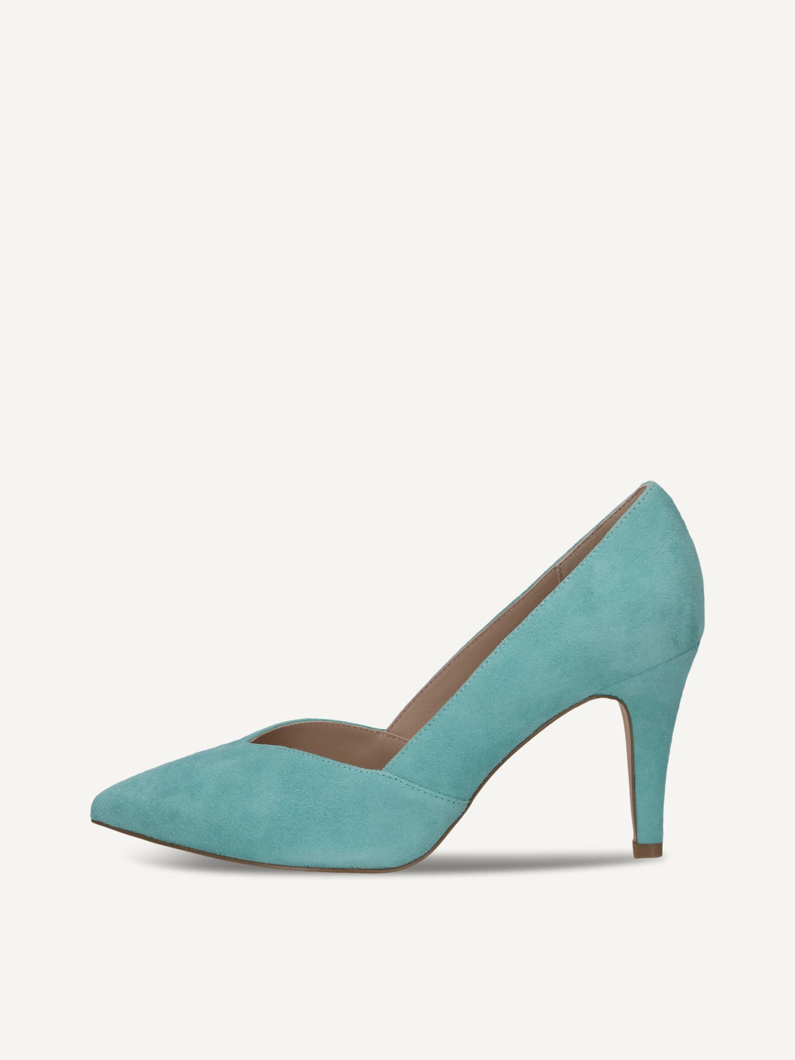 CAPRICE Pumps, blue, made of Leather with Funnel heel, Size 36