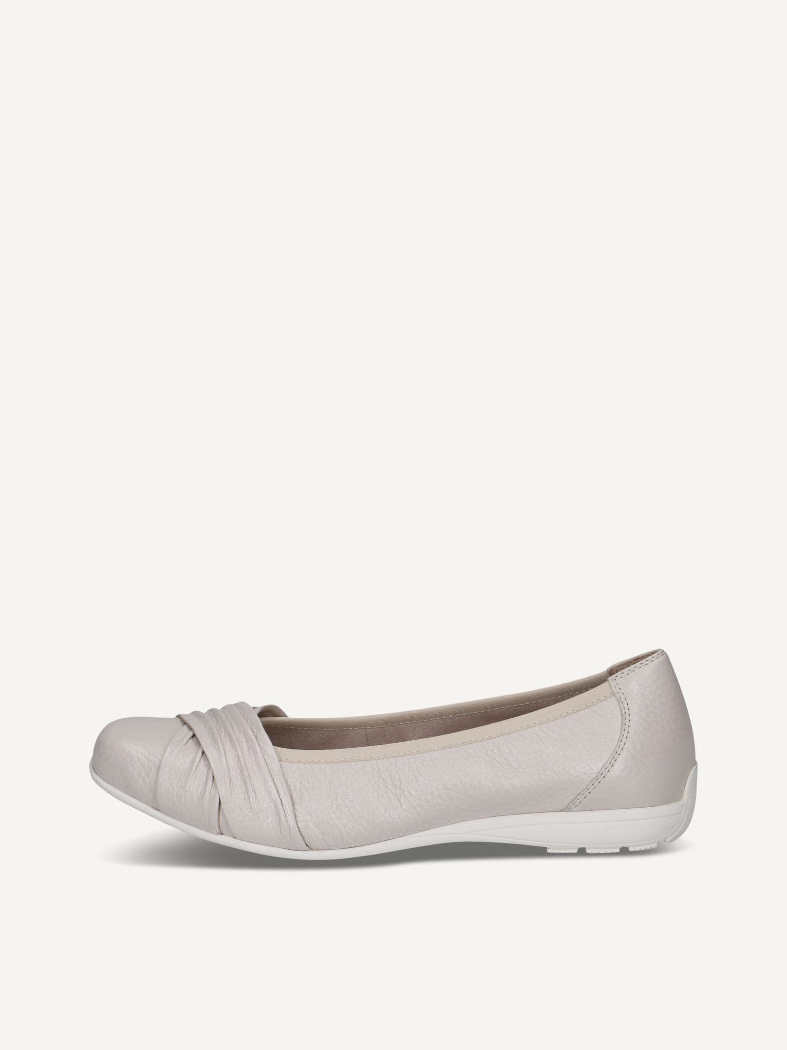 CAPRICE Ballerina, white, made of Leather, Size 37