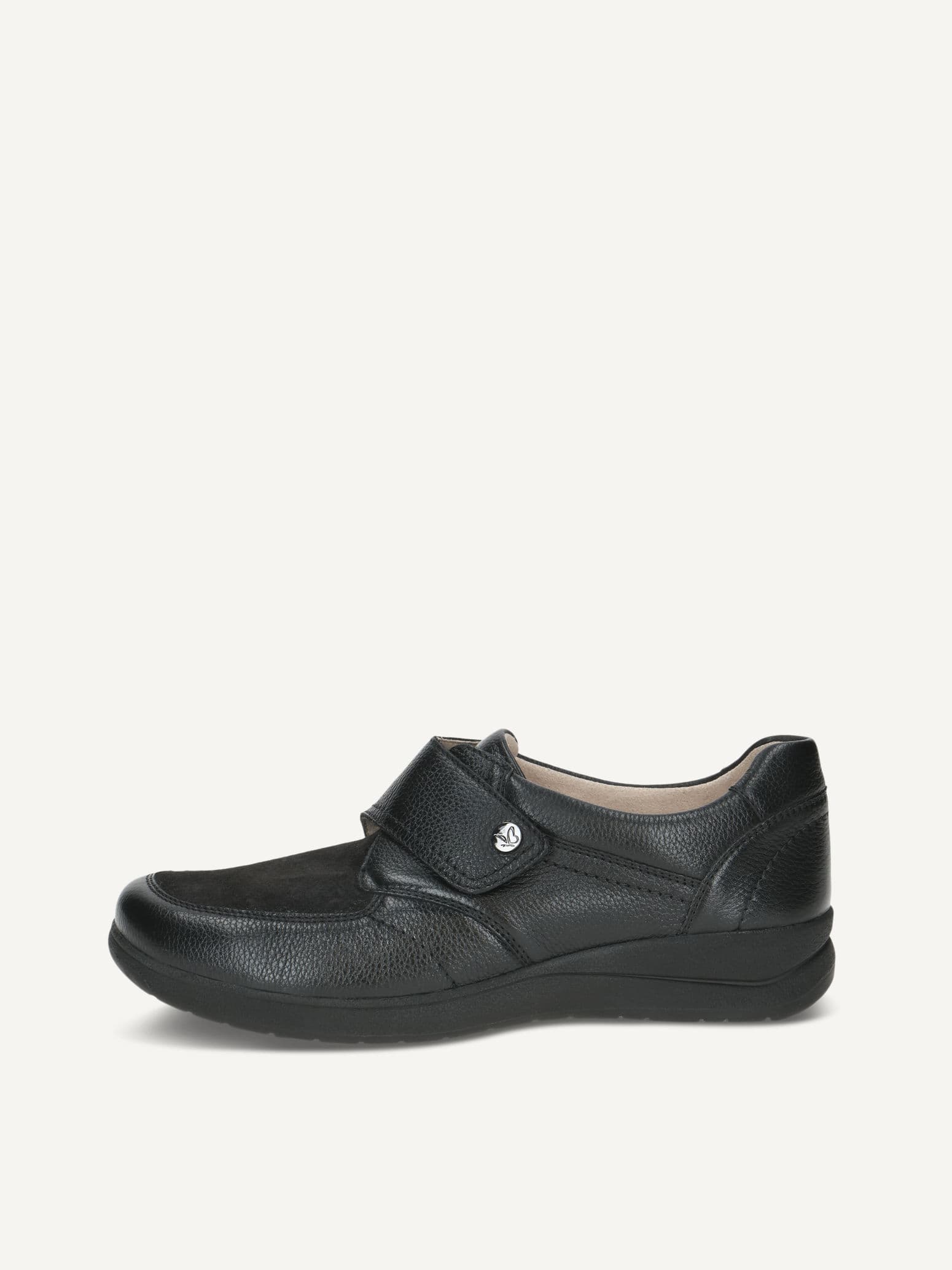 CAPRICE Low shoes, black, made of Leather and synthetic, Size 37