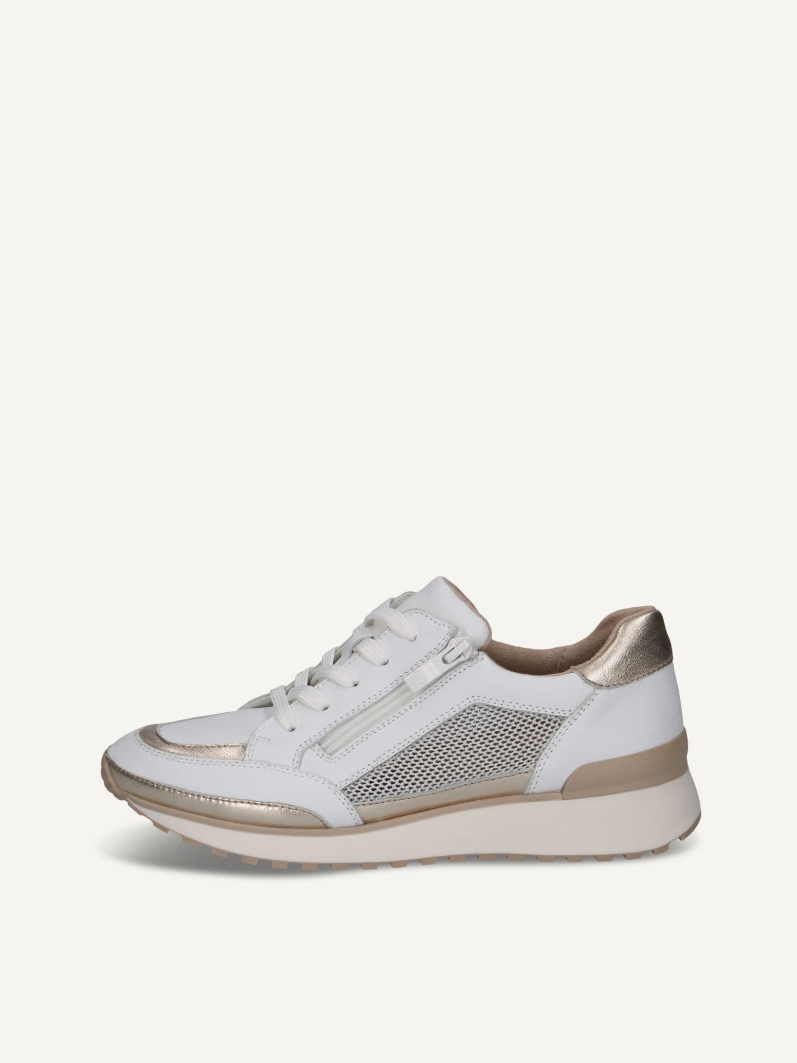 CAPRICE Sneaker, gold, made of Leather and synthetic, Size 36