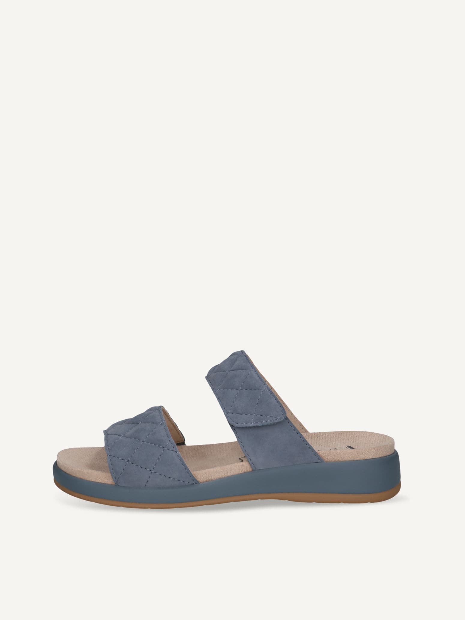 CAPRICE Mule, blue, made of Leather without heel, Size 41