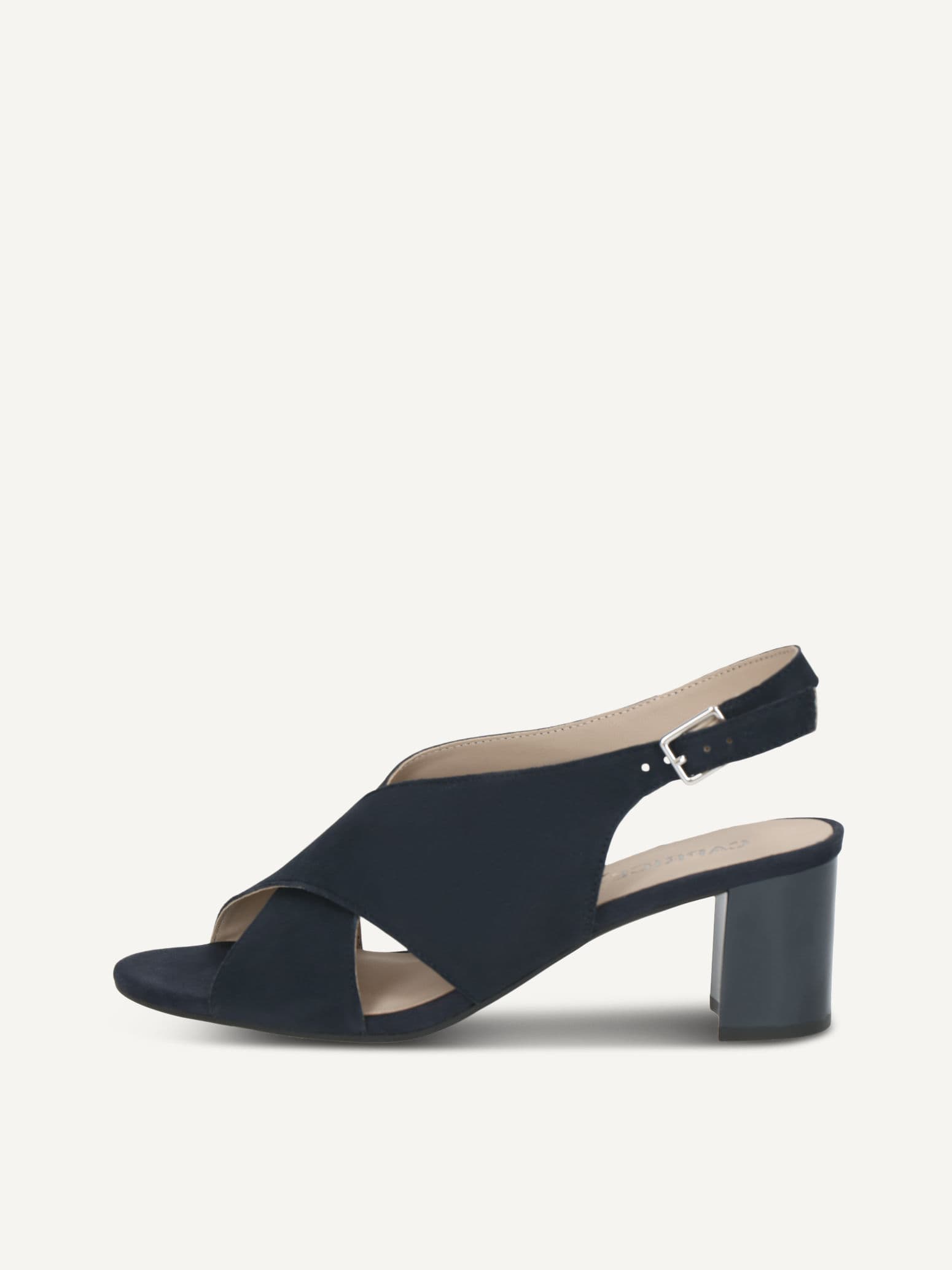 CAPRICE Heeled sandal, blue, made of Leather with Block heel, Size 40