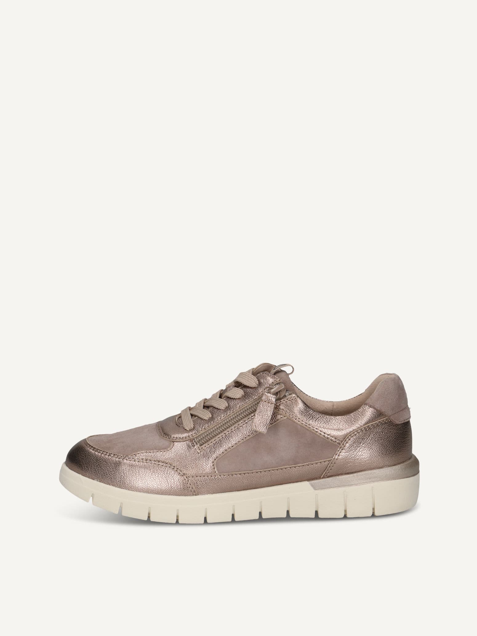 CAPRICE Sneaker, beige, made of Leather, Size 36