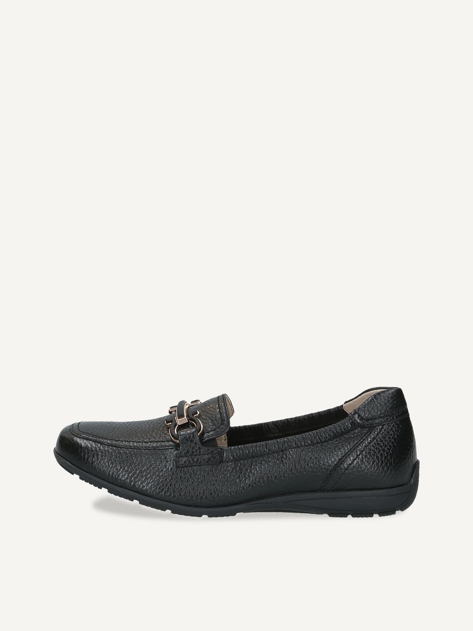 CAPRICE Slipper, black, made of Leather, Size 36
