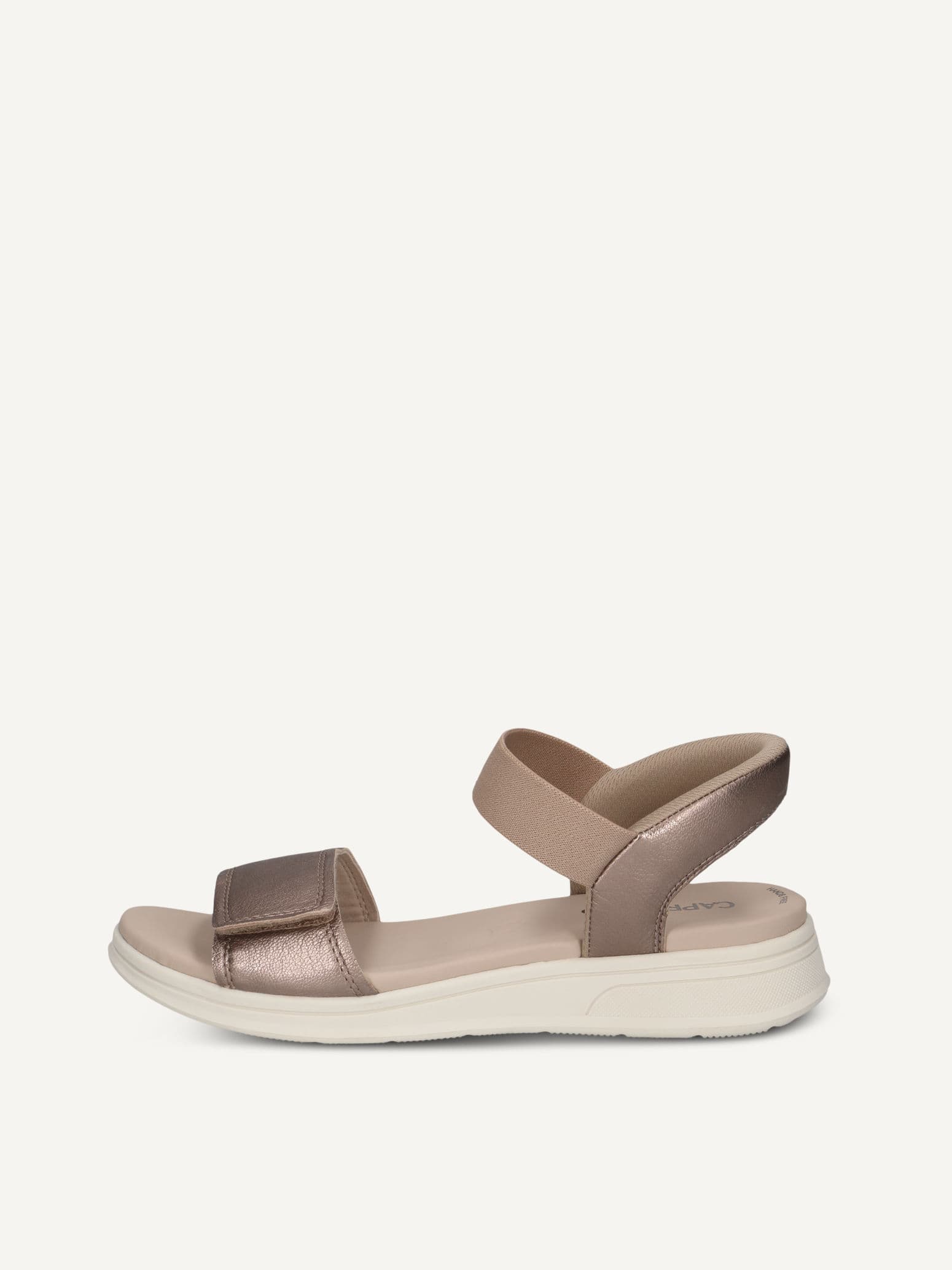 CAPRICE Sandal, brown, made of Leather without heel, Size 41