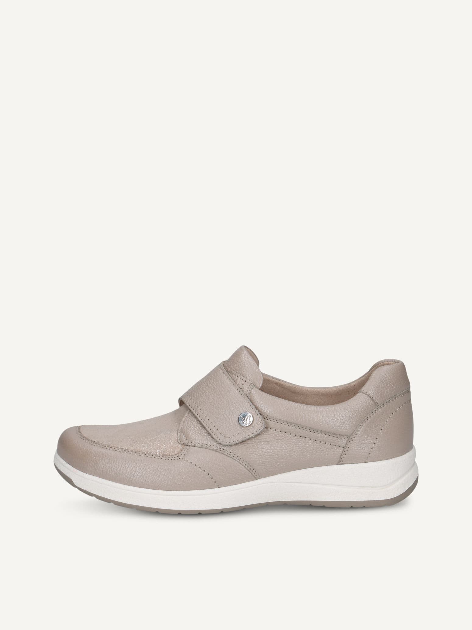 CAPRICE Low shoes, beige, made of Leather and synthetic, Size 40