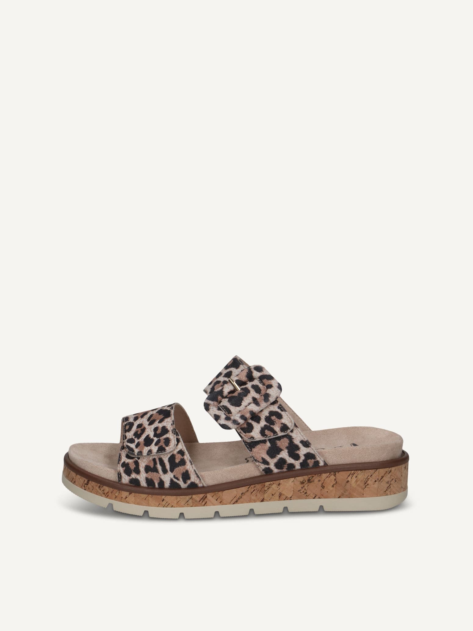 CAPRICE Mule, beige, made of Leather without heel, Size 42