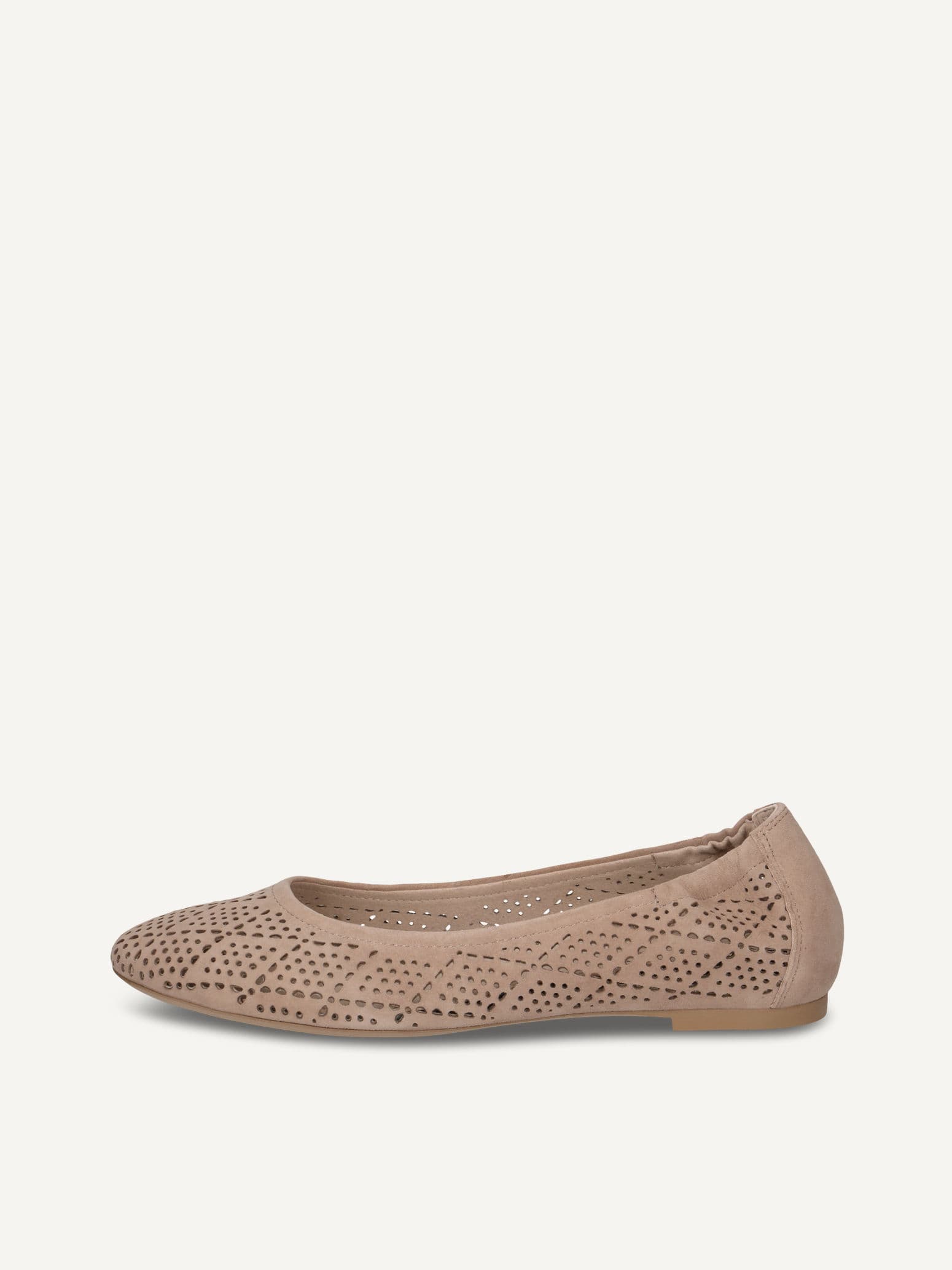CAPRICE Ballerina, brown, made of Leather with Block heel, Size 38