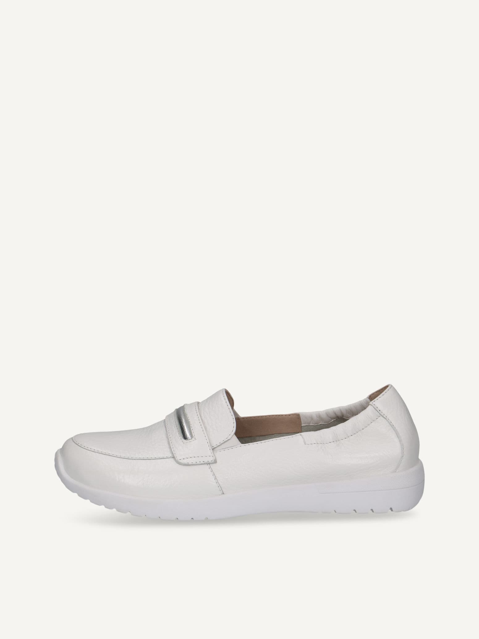 CAPRICE Slipper, white, made of Leather, Size 36