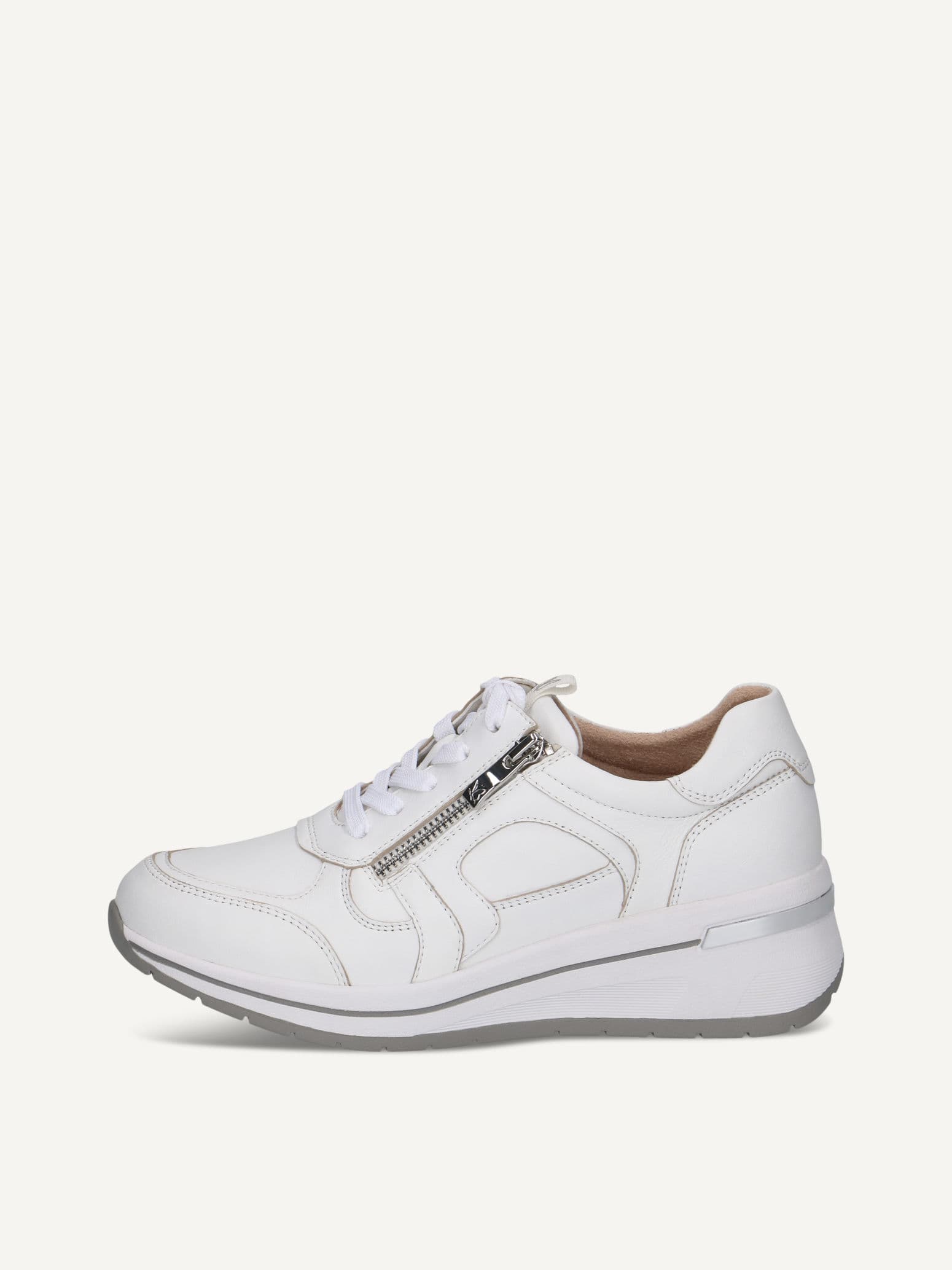 CAPRICE Sneaker, white, made of Leather, Size 36