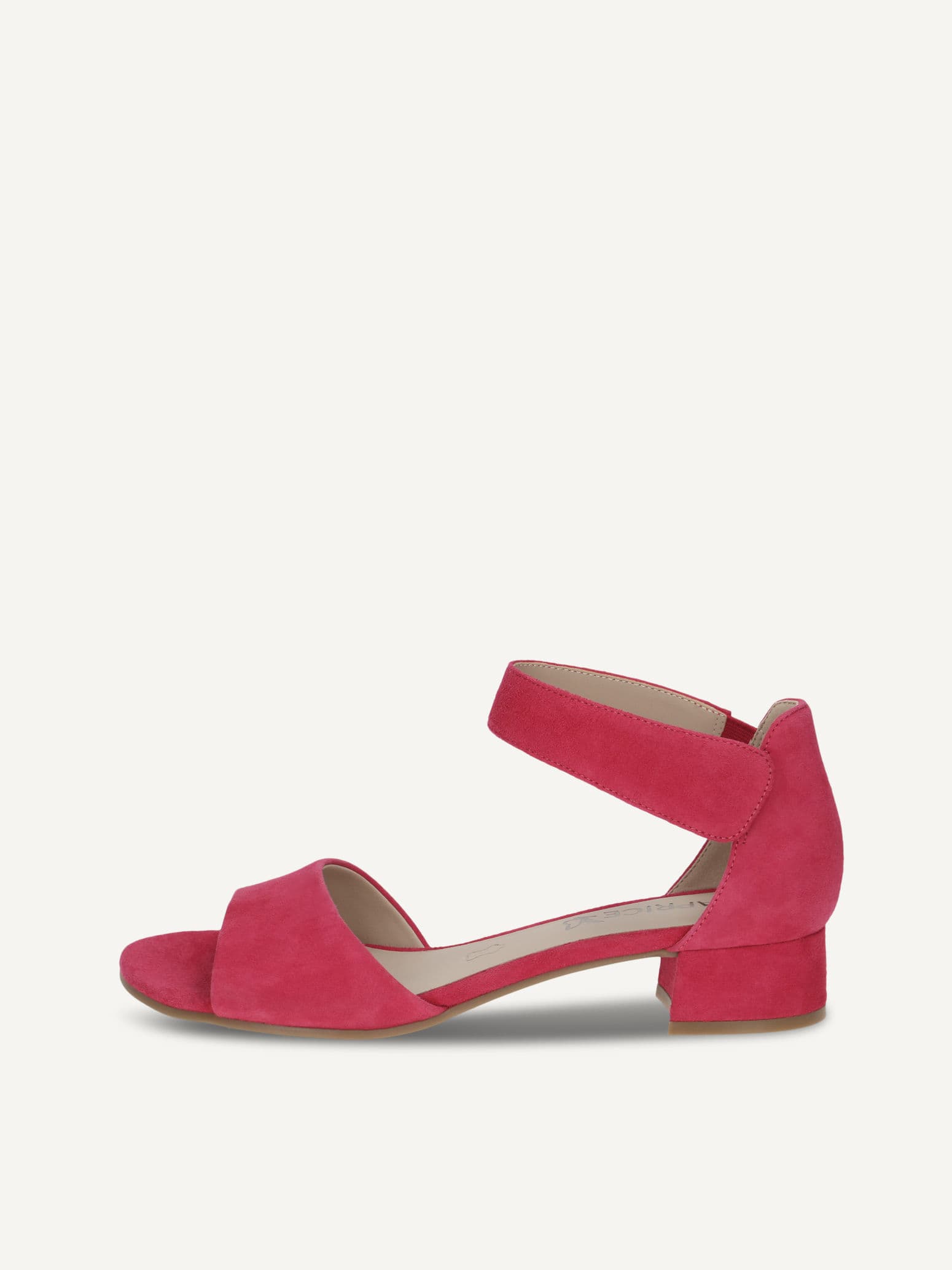 CAPRICE Heeled sandal, pink, made of Leather with Block heel, Size 37