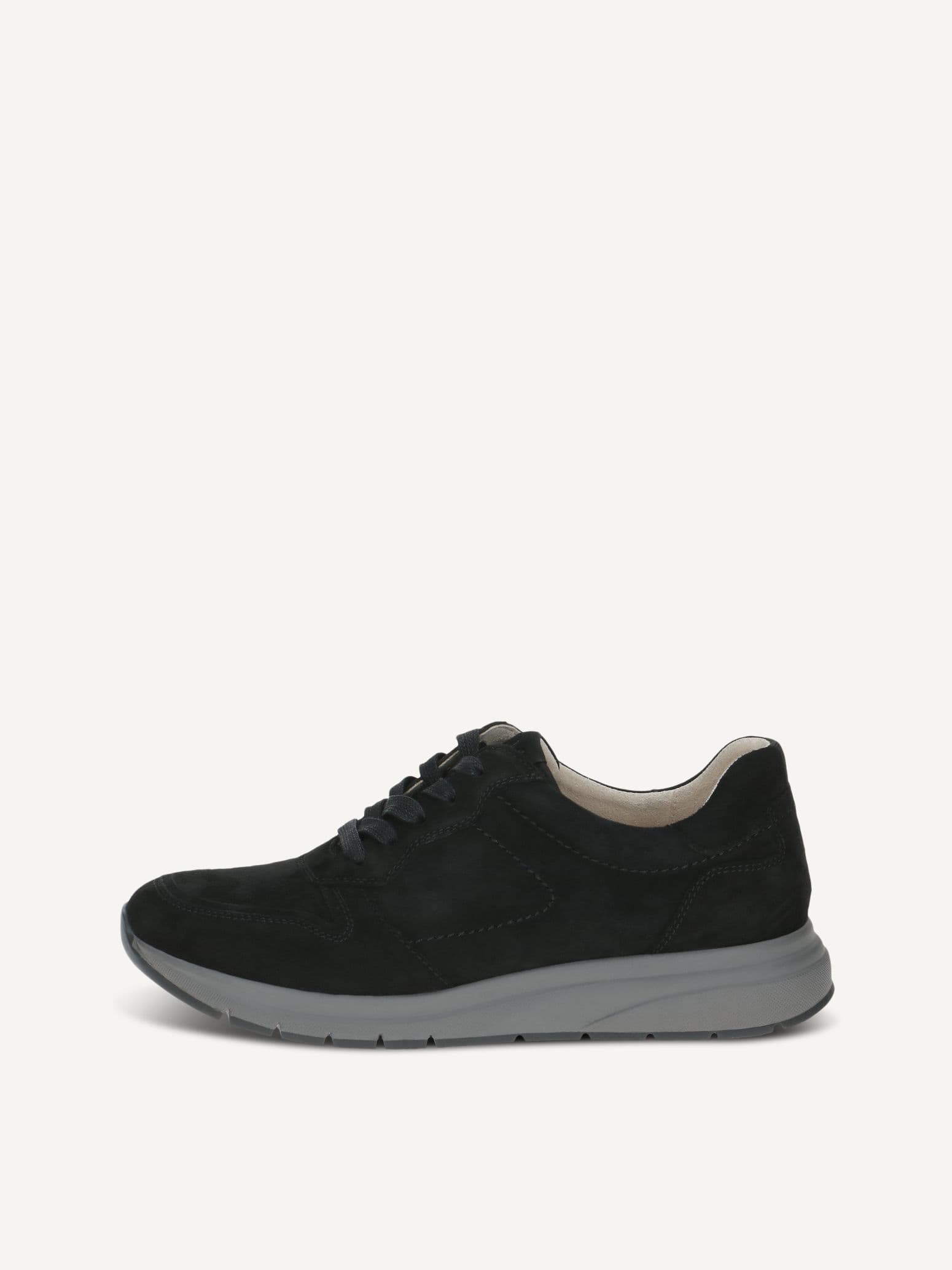 CAPRICE Sneaker, black, made of Leather, Size 38