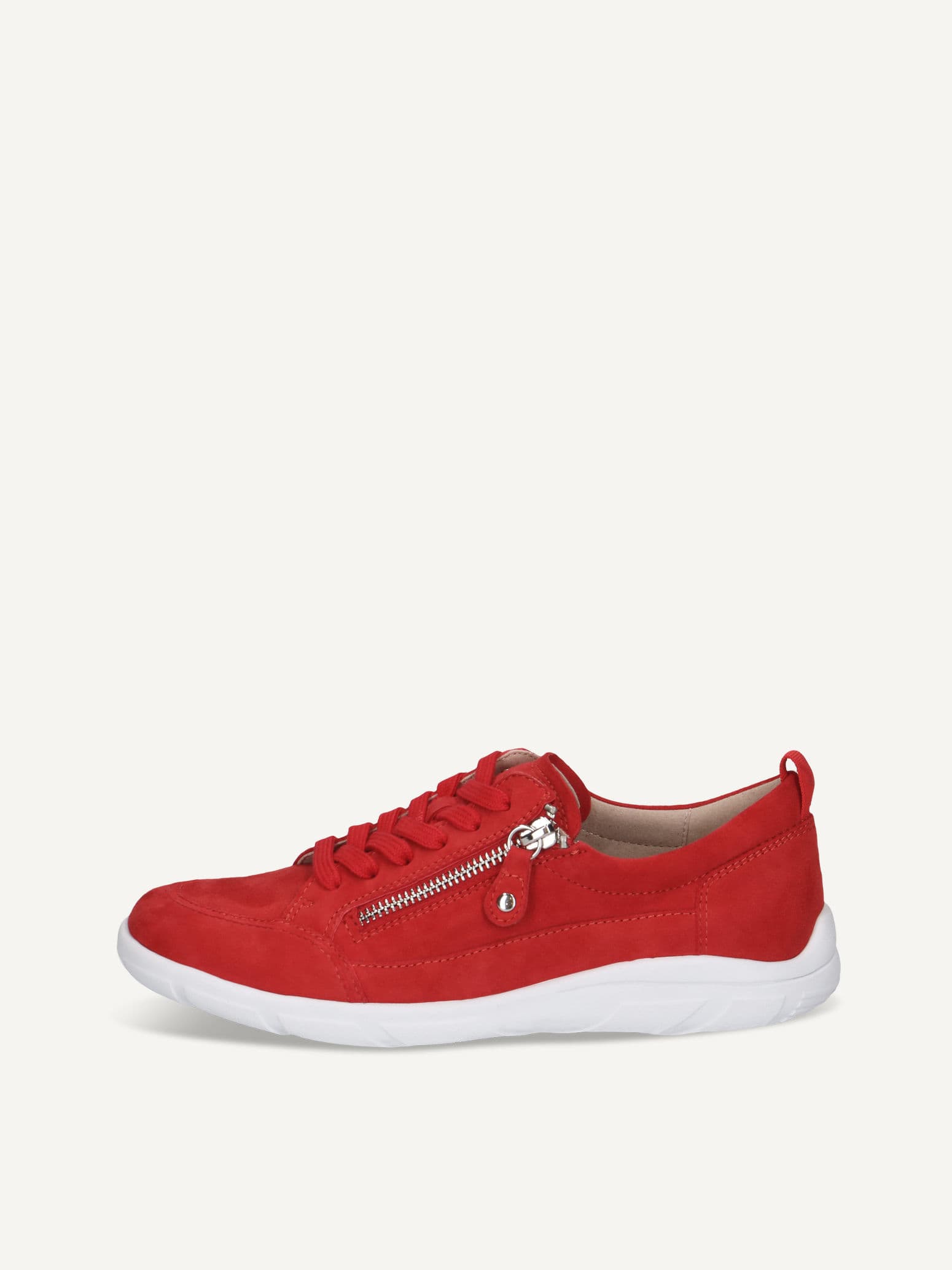 CAPRICE Sneaker, red, made of Leather, Size 41