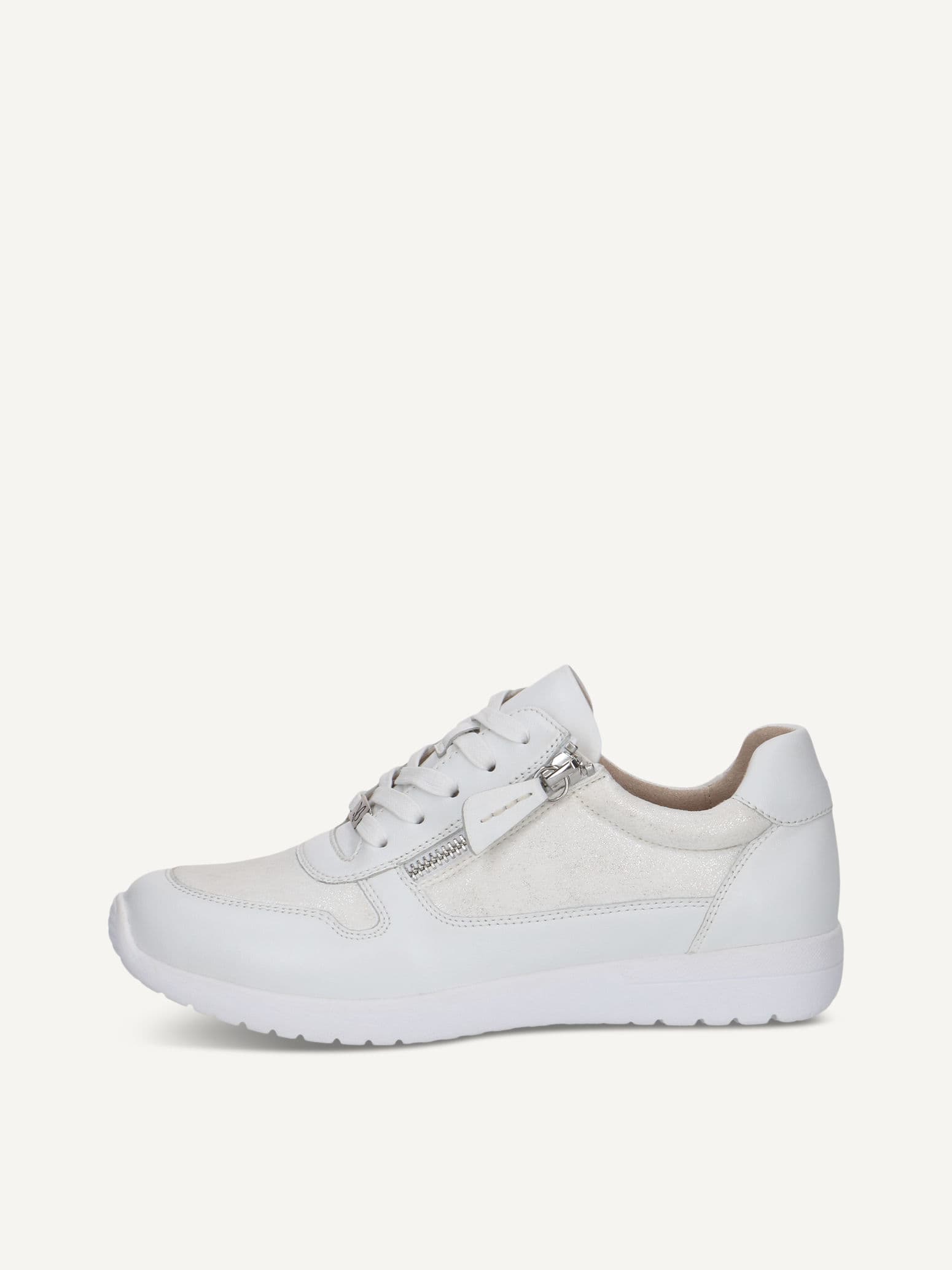 CAPRICE Sneaker, white, made of Leather and synthetic, Size 40