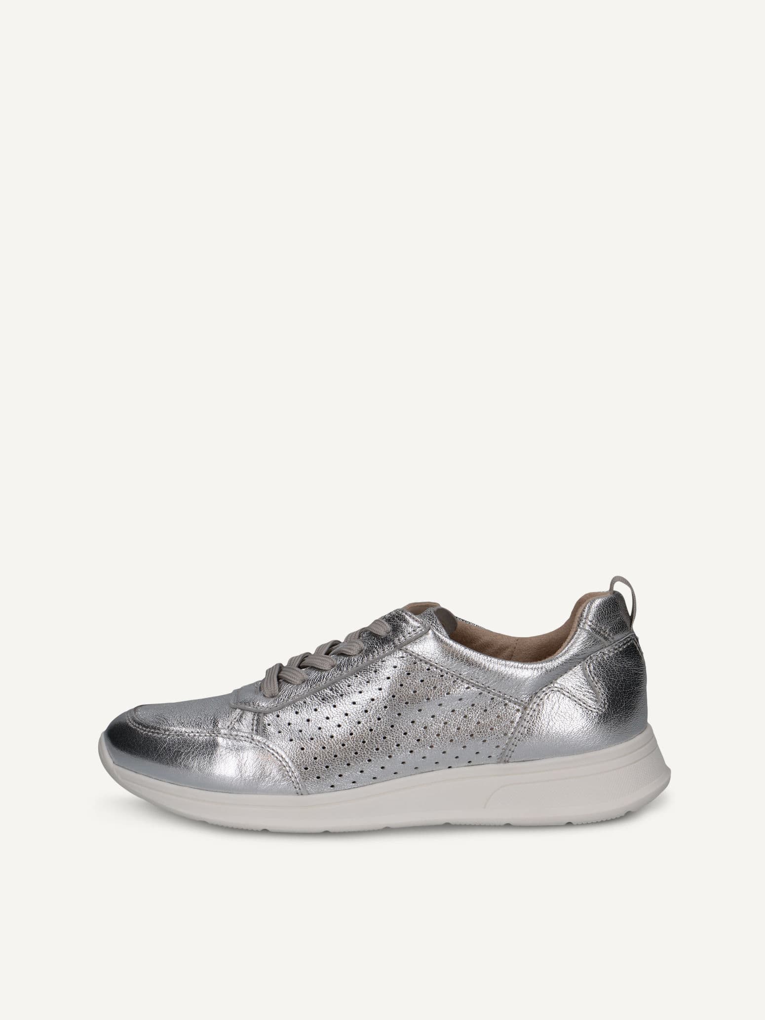CAPRICE Sneaker, metallic, made of Leather, Size 36