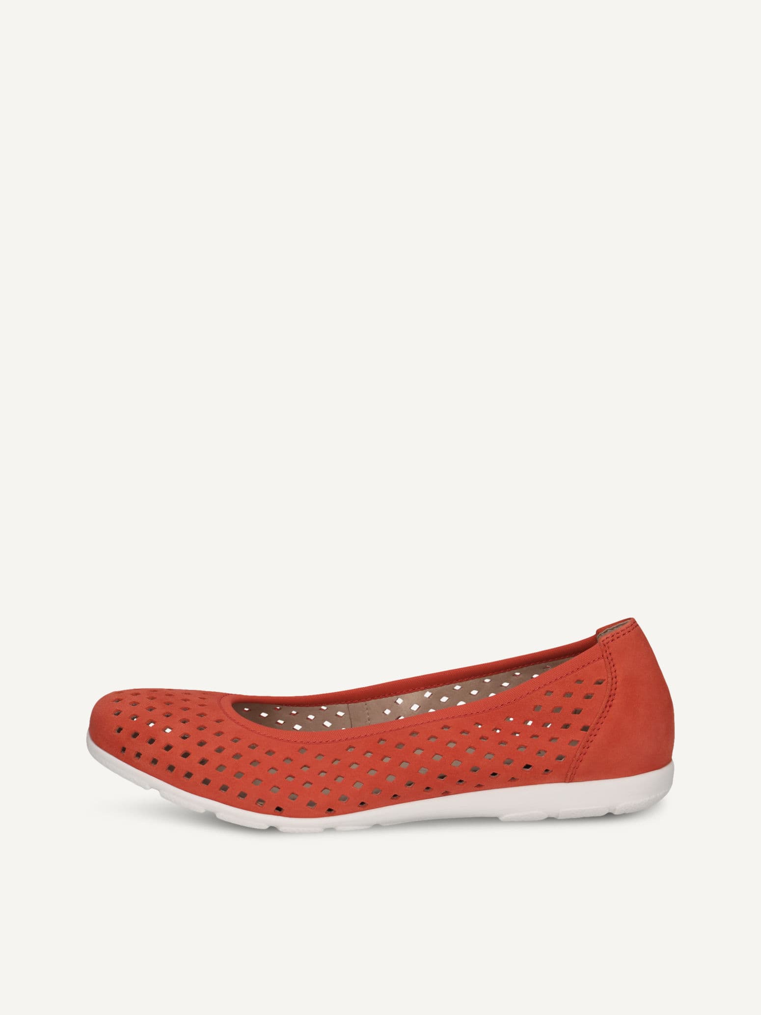 CAPRICE Ballerina, orange, made of Leather, Size 38