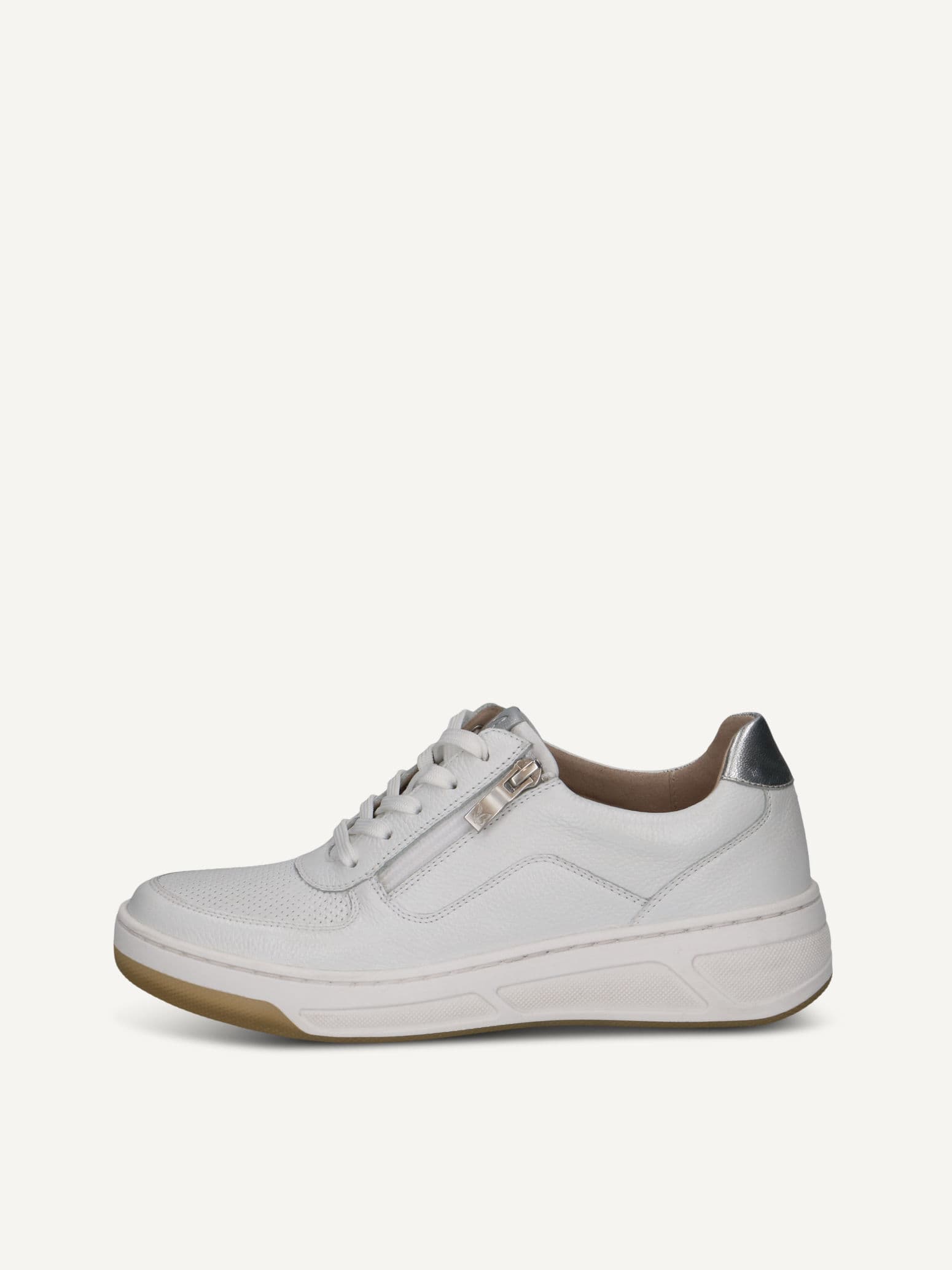 CAPRICE Sneaker, white, made of Leather, Size 39