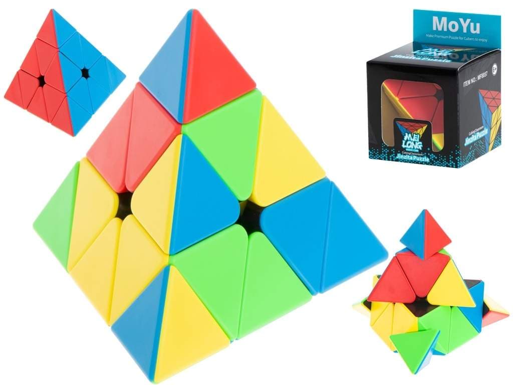 Pyraminx-kuutio 10x10x10cm logiikkaharjoitteluun