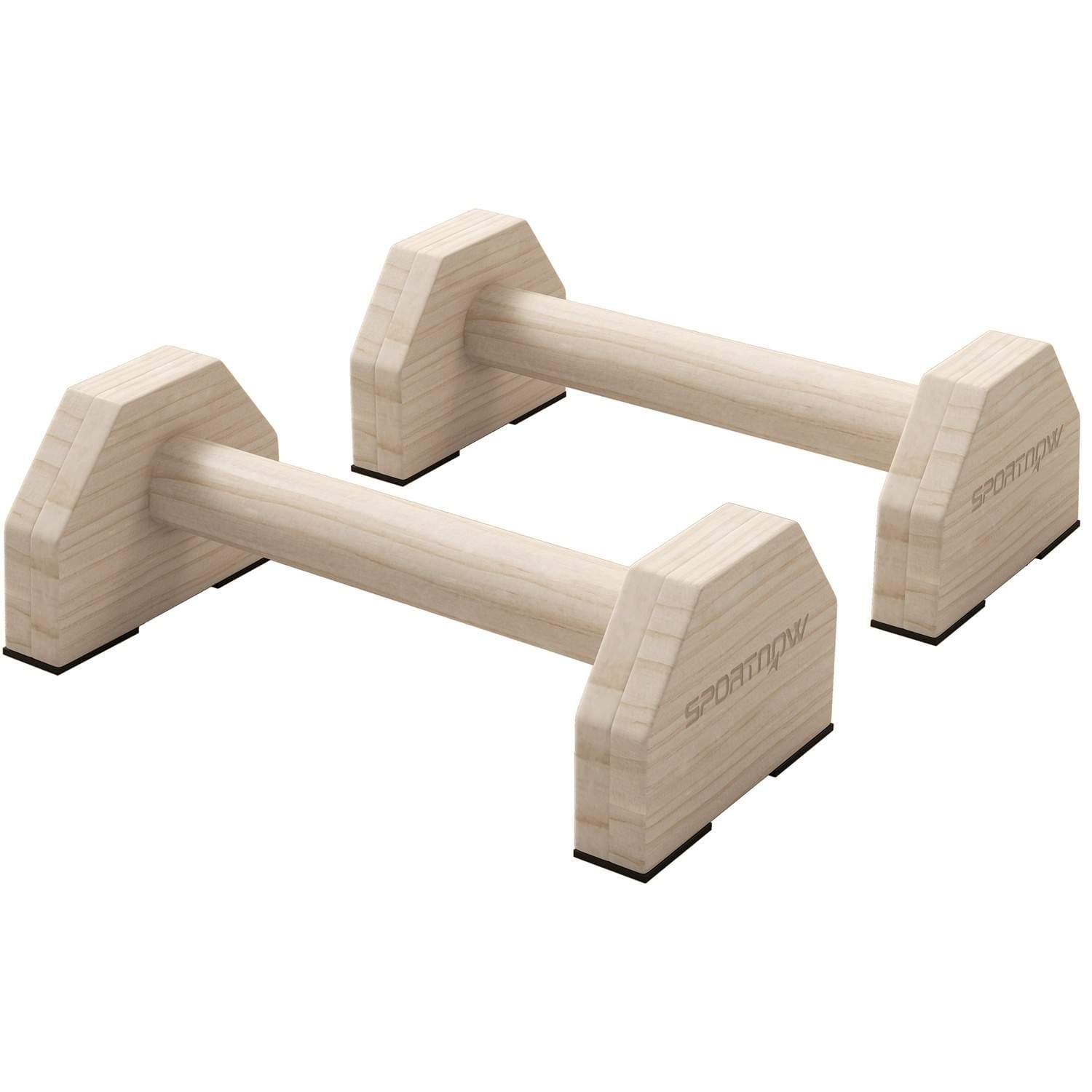 Liukumattomat puiset push-up-kahvat voimaharjoitteluun