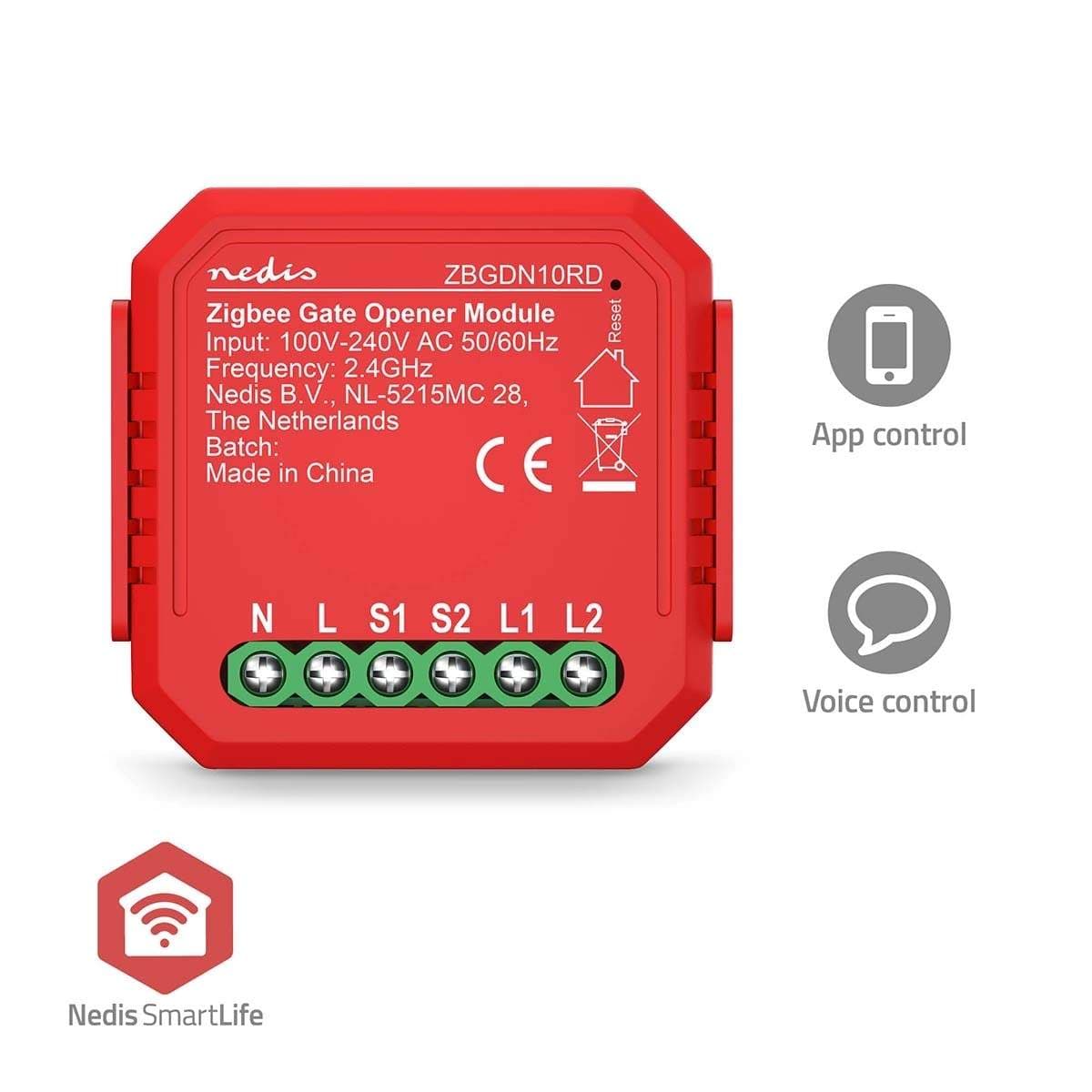 SmartLife virtakytkin | Zigbee 3.0 | 2,5 W | Pääteliitäntä | Sovellus saatavilla: Android™ / IOS