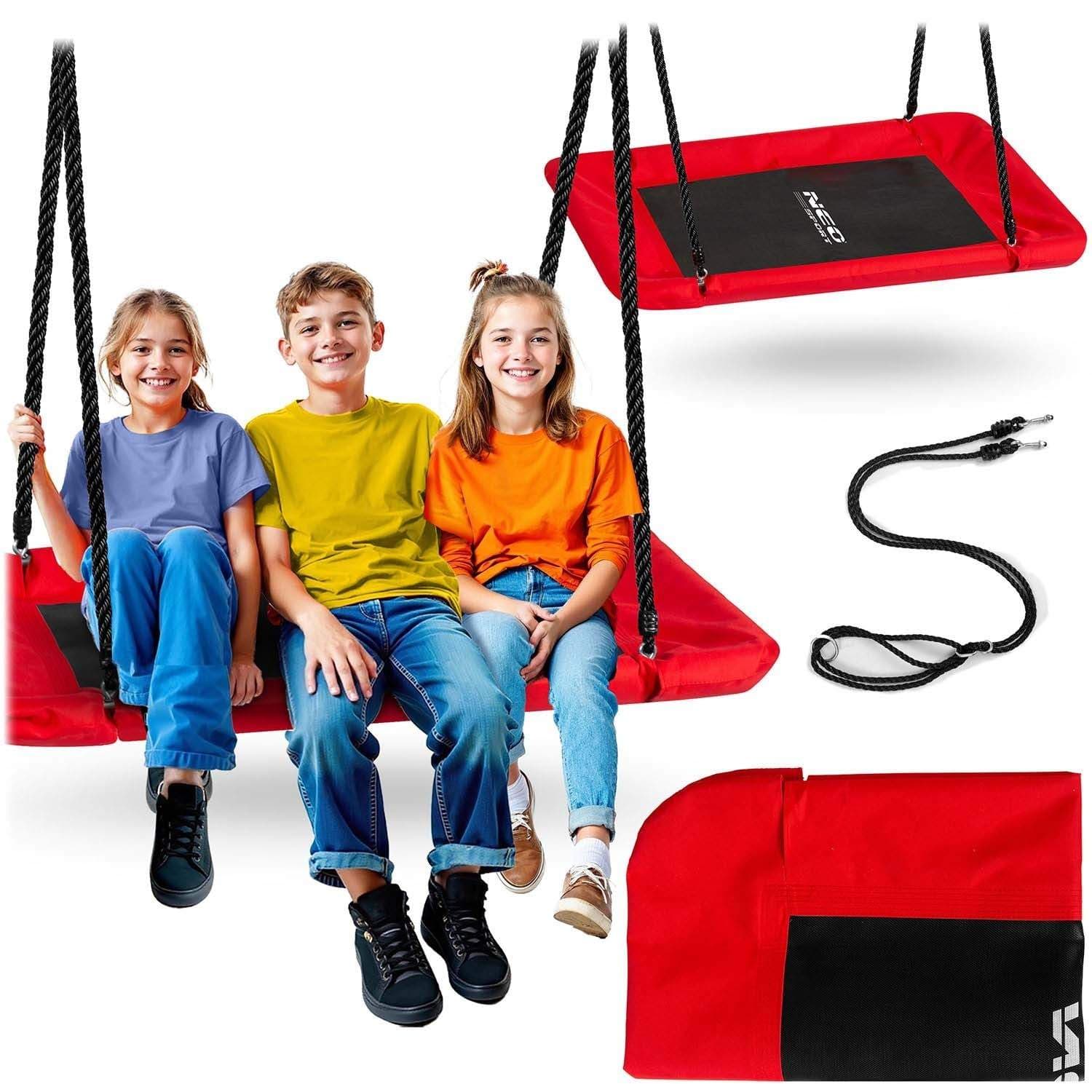 Suorakaiteen muotoinen haikaranpesäkeinu Neo-Sport Swingo 110 x 70 cm