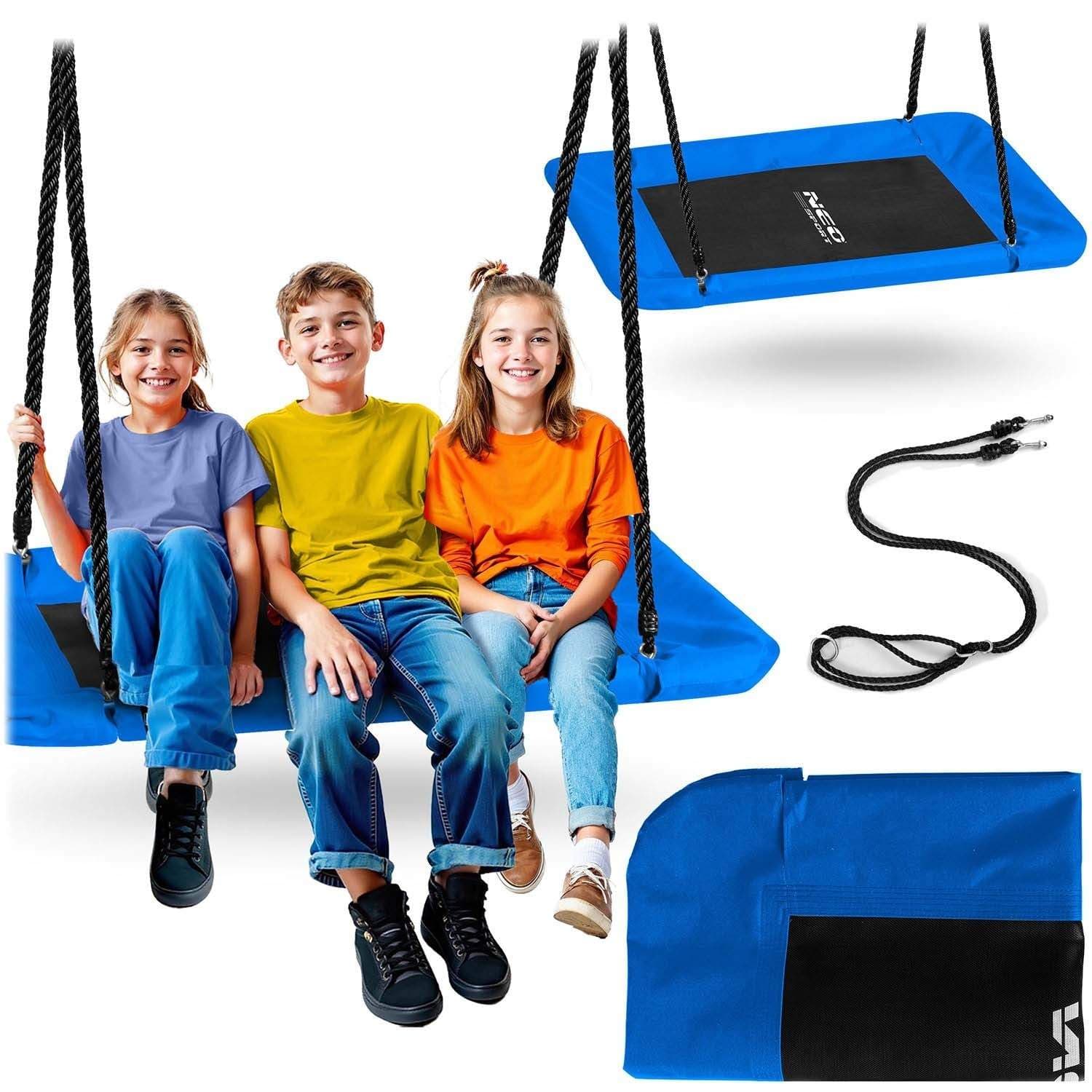 Suorakaiteen muotoinen haikaranpesäkeinu Neo-Sport Swingo 110 x 70 cm