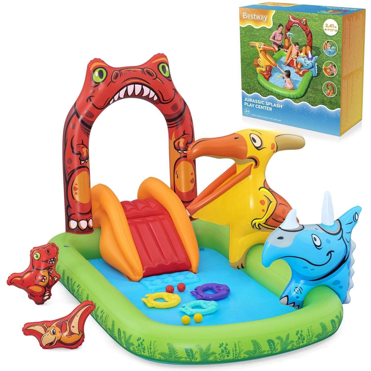 Jurassic puhallettava leikkipaikka 241 x 140 x 137 cm Bestway 53160