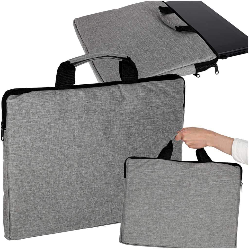 Kannettavan tietokoneen laukku 15,6" kotelo – Unisex harmaa salkku