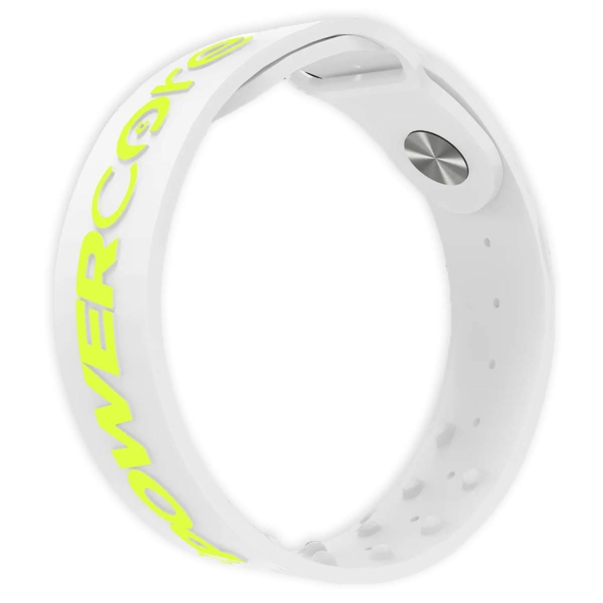 Urheiluranneke – valkoinen/neon, S/M, parantaa tasapainoa