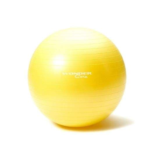 65 cm Anti-Burst -kuntopallo – keltainen, keskivartalon vakautta varten