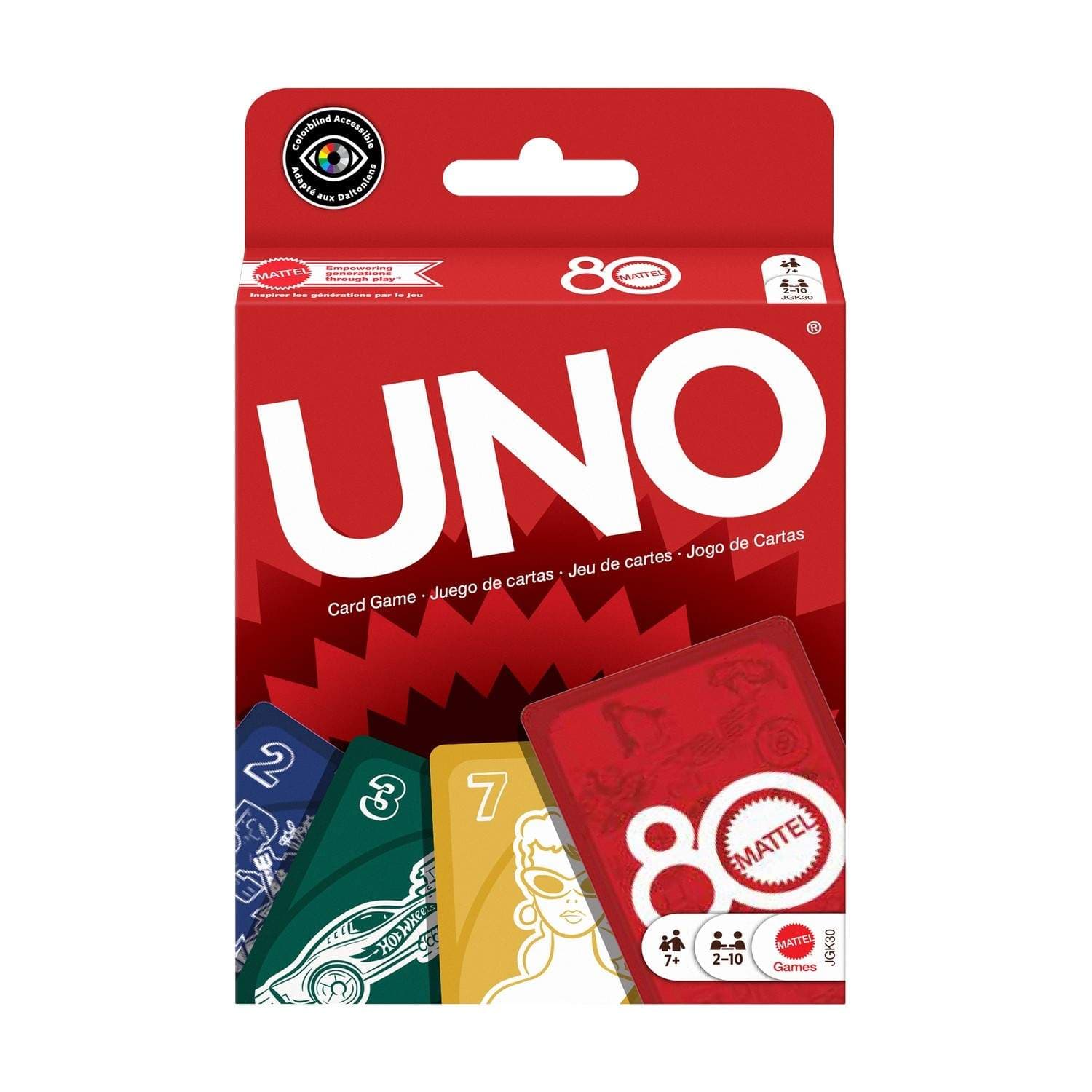 Uno-korttipeli, 80-vuotisjuhlavuoden rubiininpunainen painos