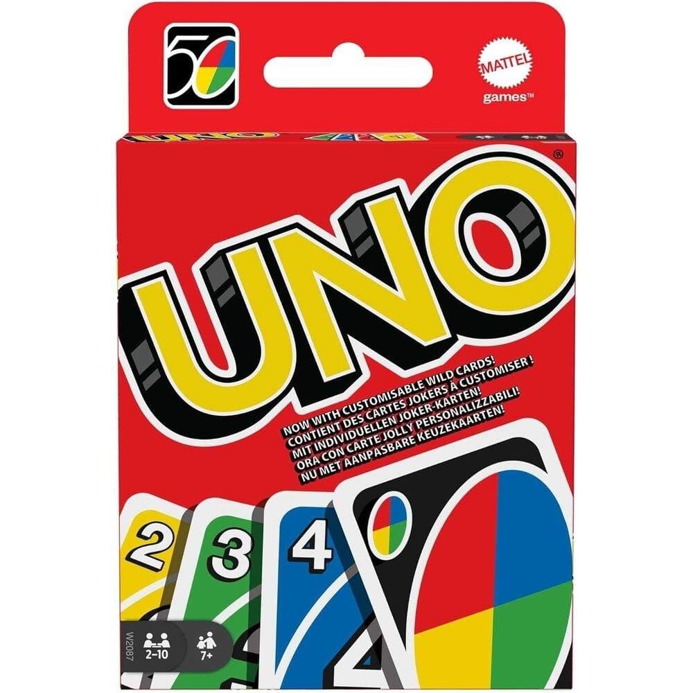 UNO Classic Card Game - Hauskaa 2-10 pelaajalle, perheystävällinen
