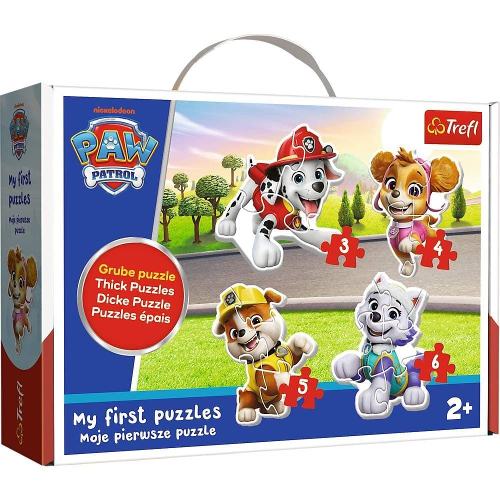 Paw Patrol vauvan palapelisetti, 12 osaa, hauskaa oppimista